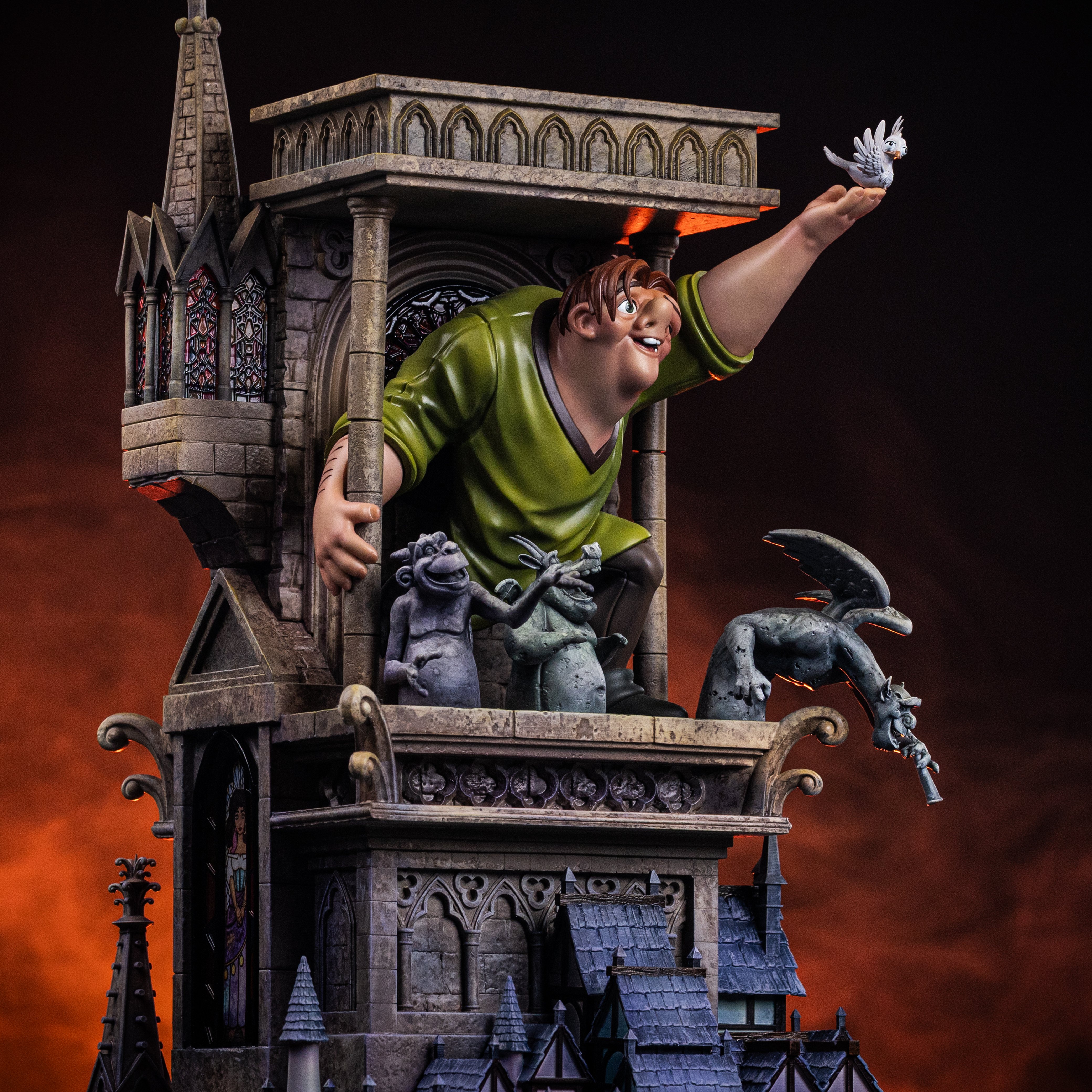 The Hunchback of Notre Dame Disney Classics Quasimodo (Deluxe Ver.) 1/10 Art Scale Statue Gallery Image 7