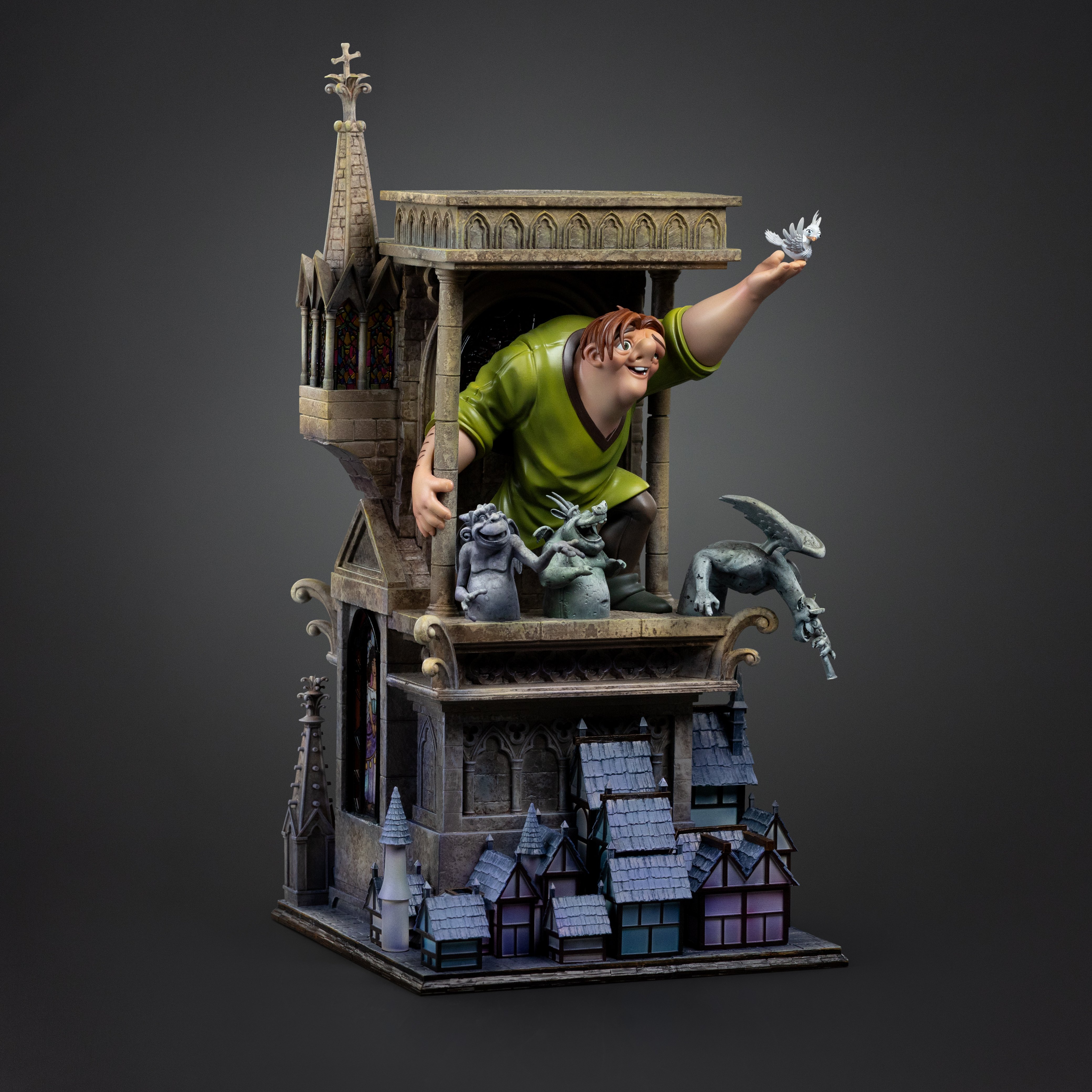 The Hunchback of Notre Dame Disney Classics Quasimodo (Deluxe Ver.) 1/10 Art Scale Statue Gallery Image 3