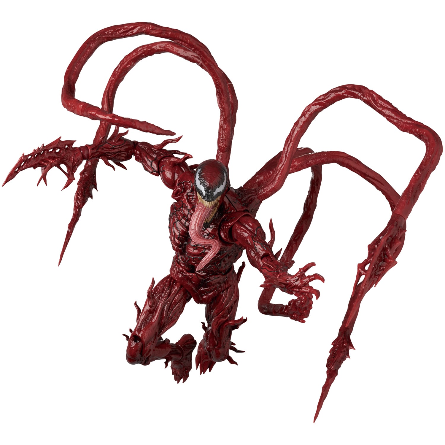 MAFEX No.323 Carnage - pose serangan dengan tentakel