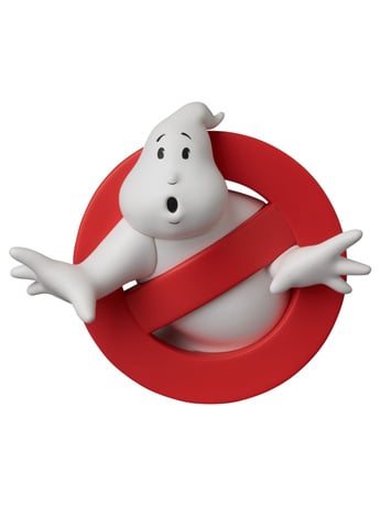 UDF Ghostbusters No Ghost Logo - figurine miniatur hantu