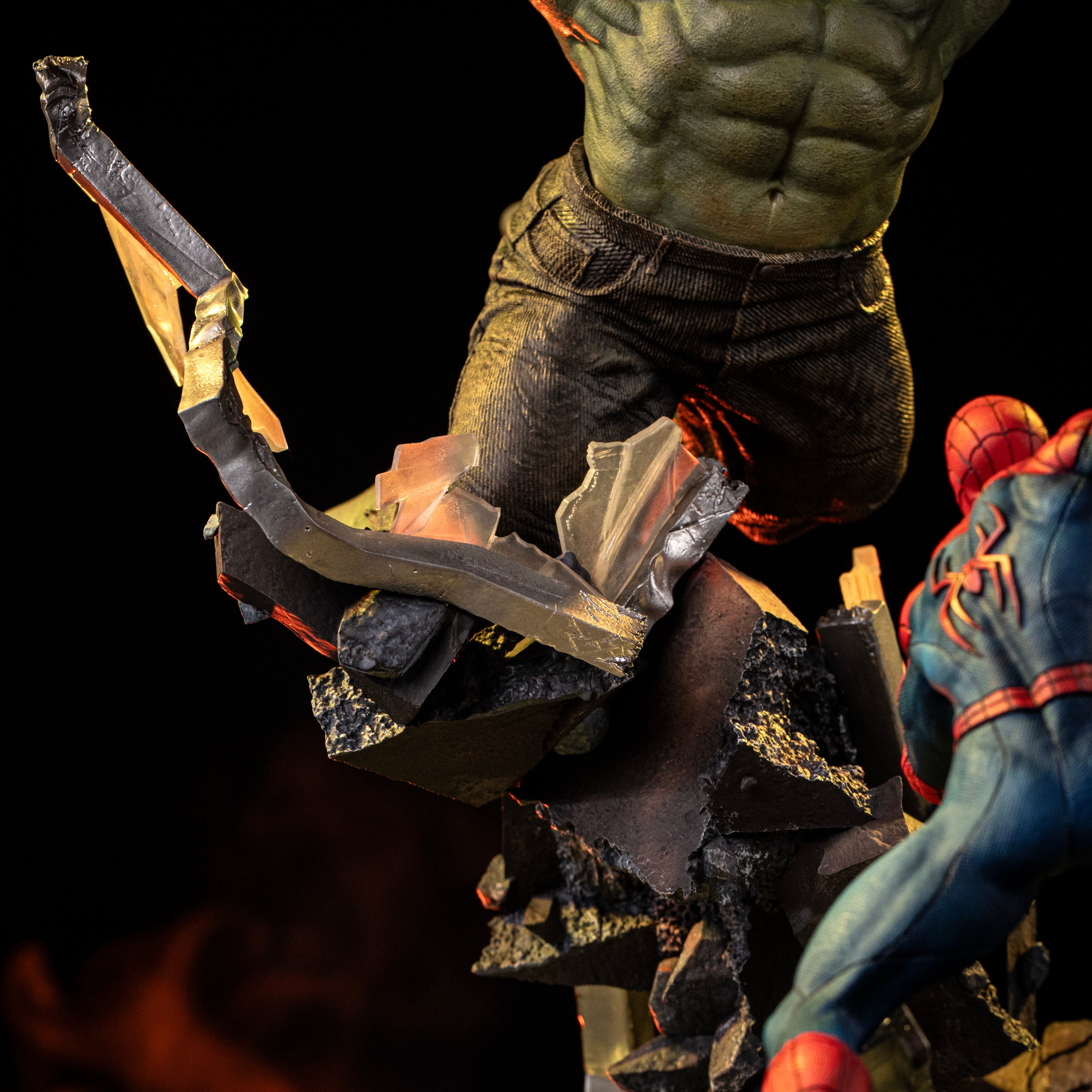 Spider-Man: Brand New Day Spider-Man vs Hulk 1/10 Art Scale Statue Gallery Image 15