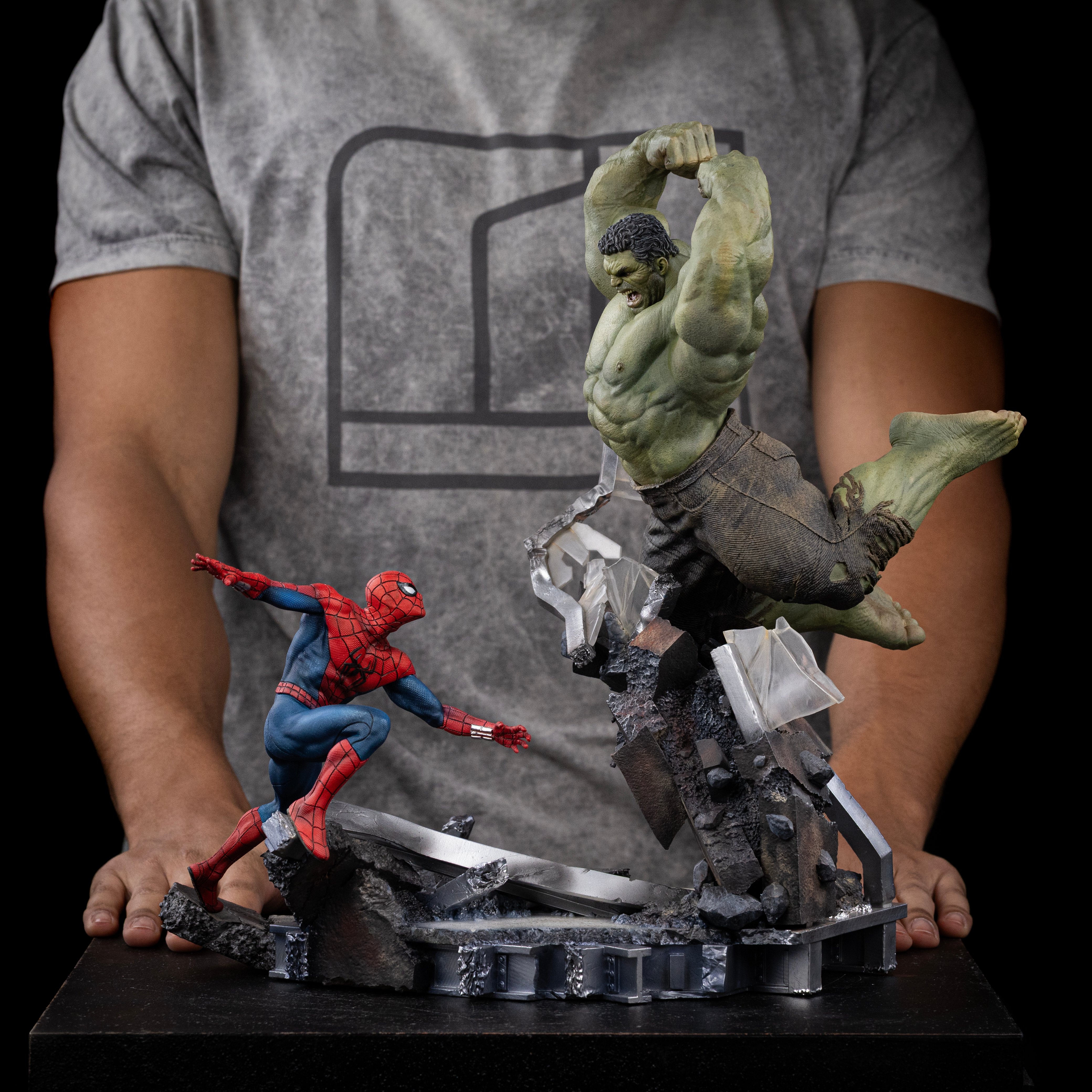 Spider-Man: Brand New Day Spider-Man vs Hulk 1/10 Art Scale Statue Gallery Image 18