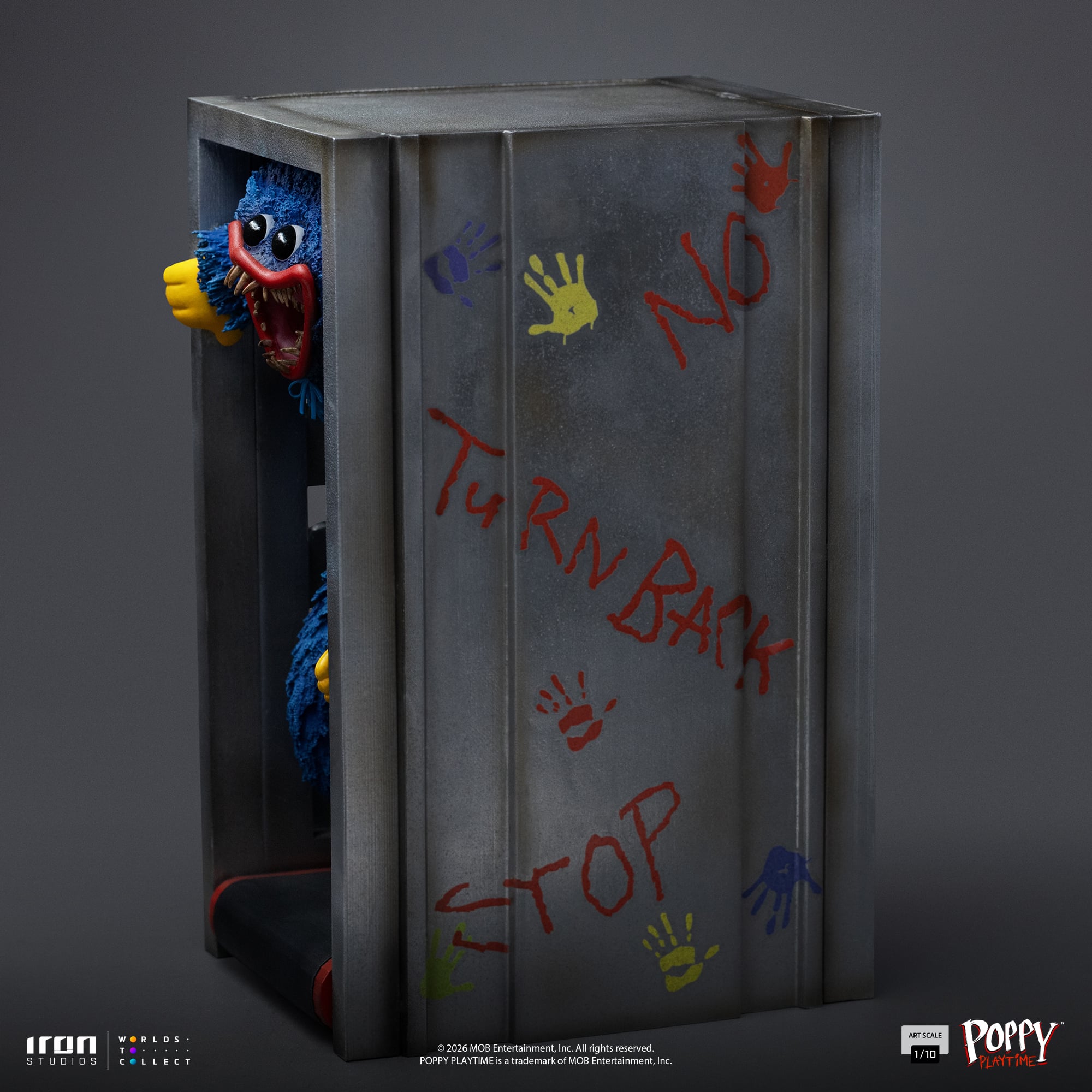 Poppy Playtime Huggy Wuggy 1/10 Art Scale Statue Gallery Image 5