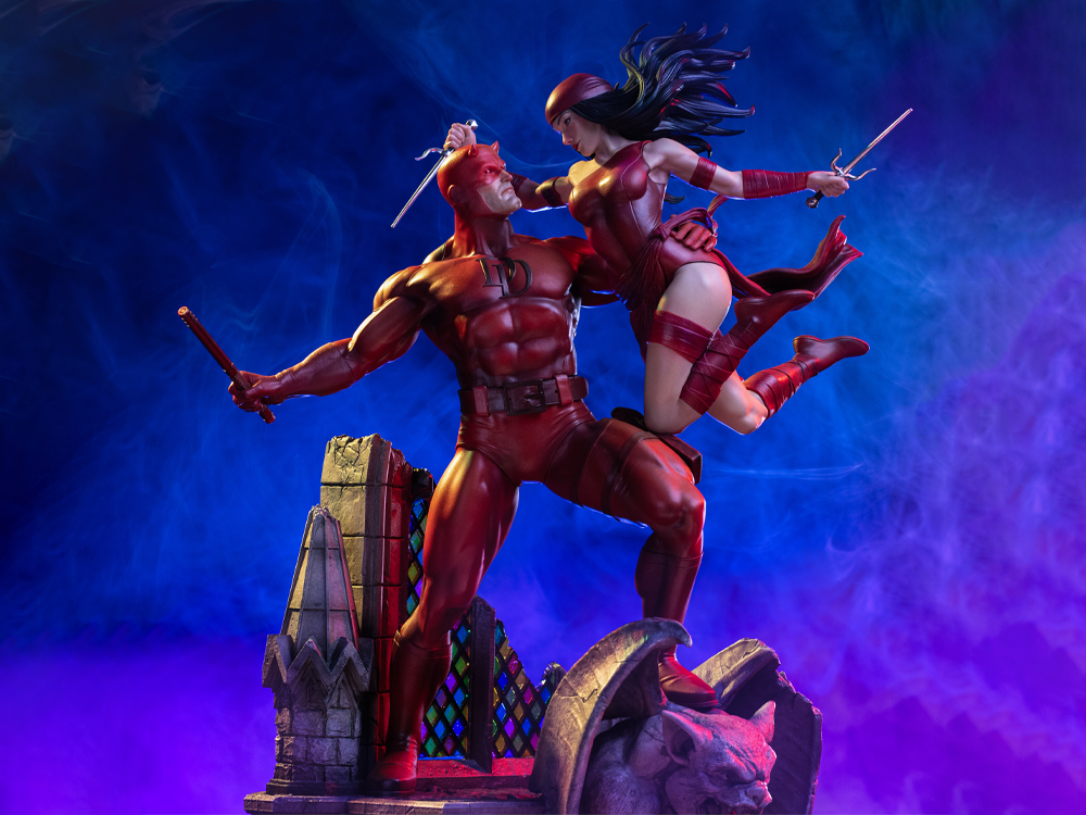 Marvel Comics Daredevil and Elektra 1/6 Scale Limited Edition Diorama Gallery Image 1