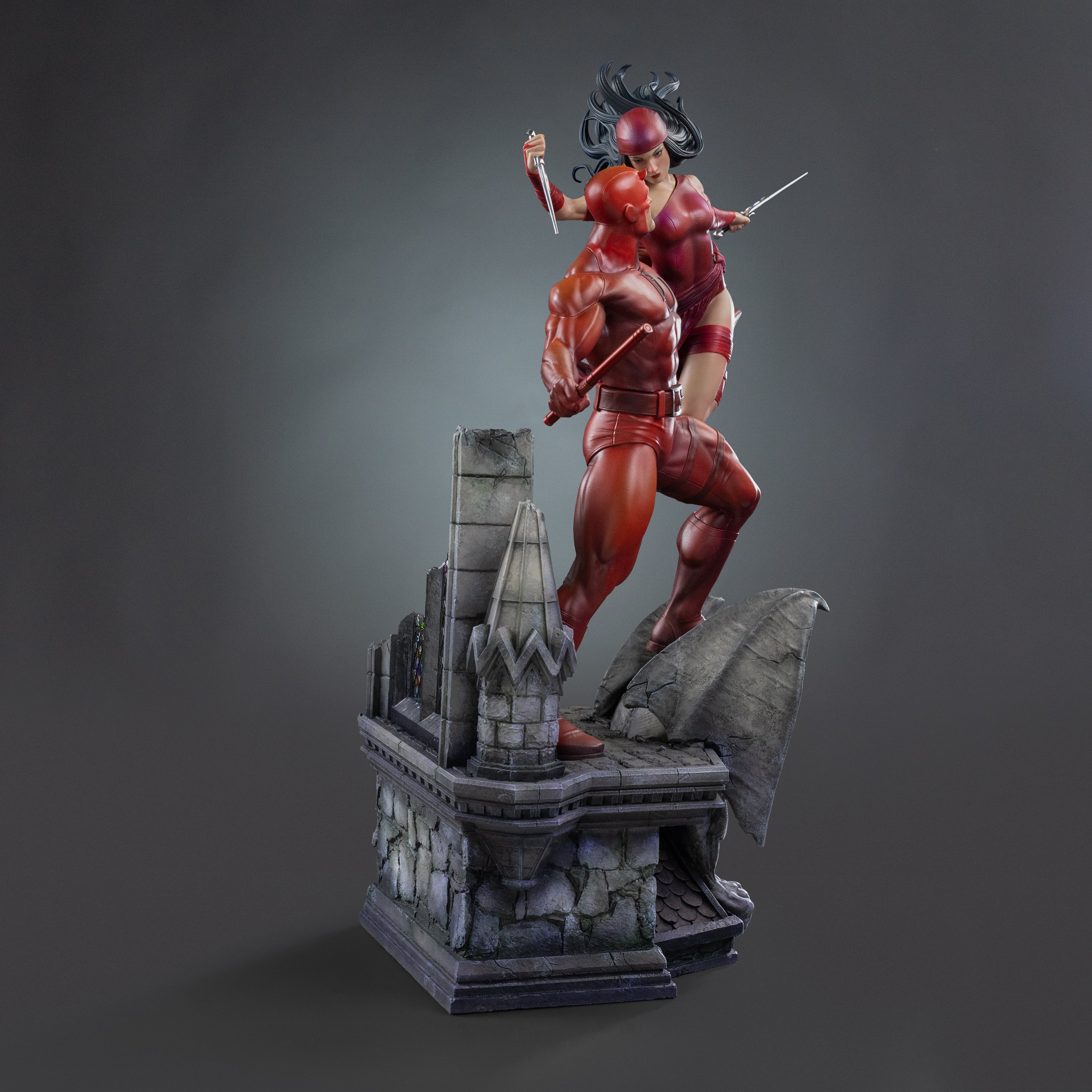 Marvel Comics Daredevil and Elektra 1/6 Scale Limited Edition Diorama Gallery Image 5