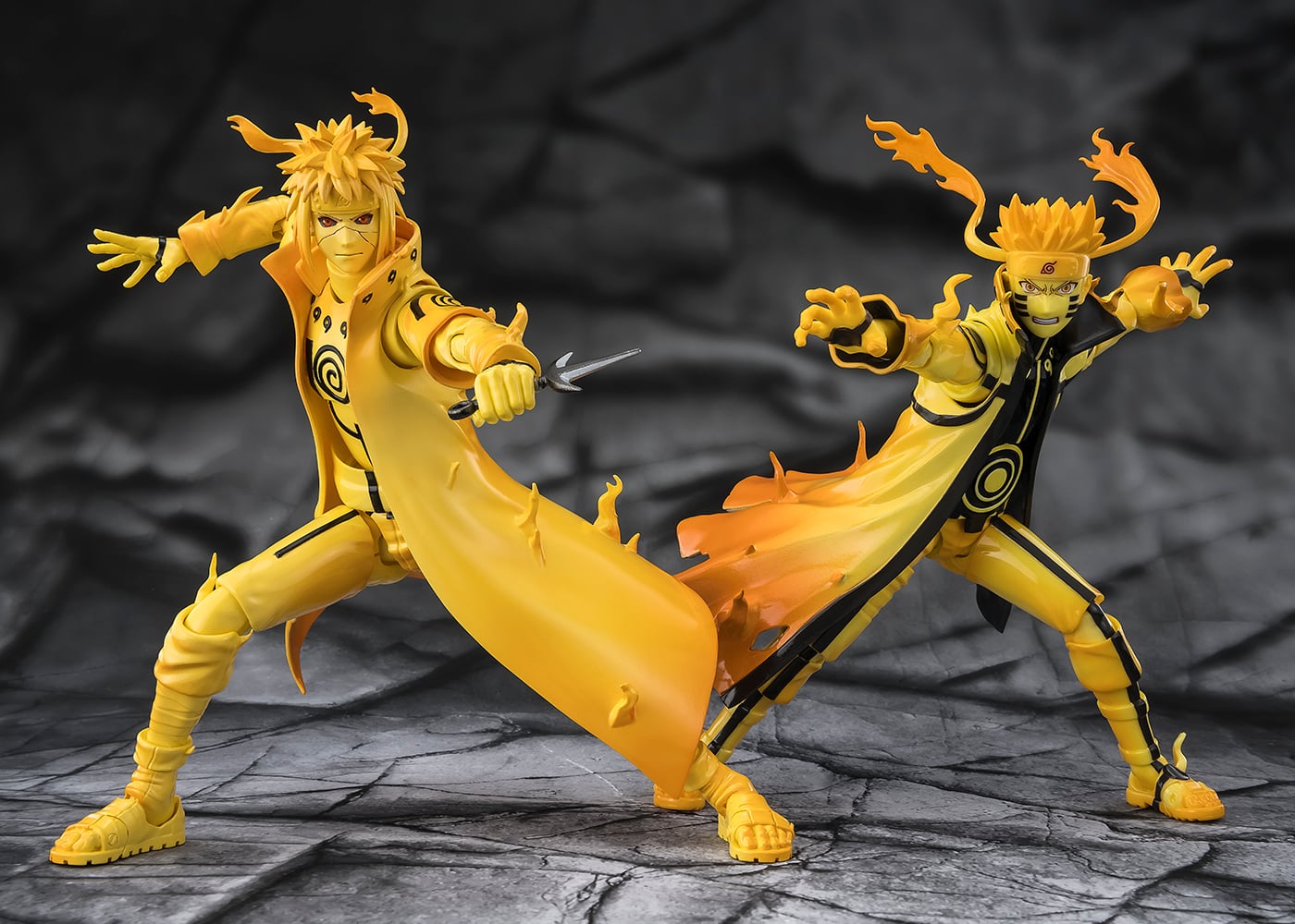 Naruto: Shippuden S.H.Figuarts Minato Namikaze (Kurama Link Mode) (Bond of Light That Shatters Darkness) Action Figure Gallery Image 9