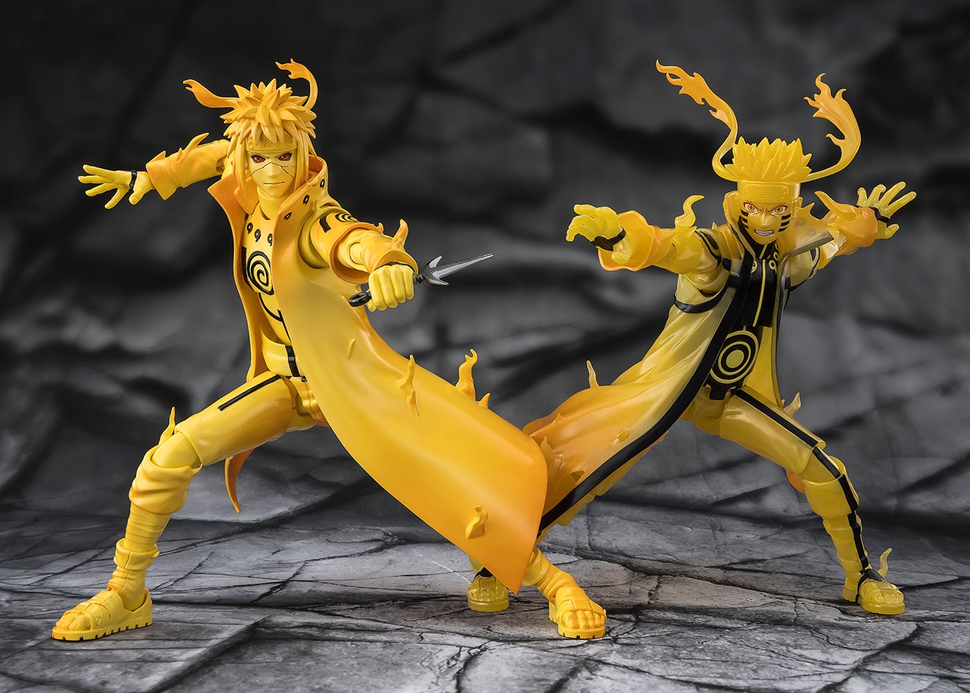 Naruto: Shippuden S.H.Figuarts Minato Namikaze (Kurama Link Mode) (Bond of Light That Shatters Darkness) Action Figure Gallery Image 10