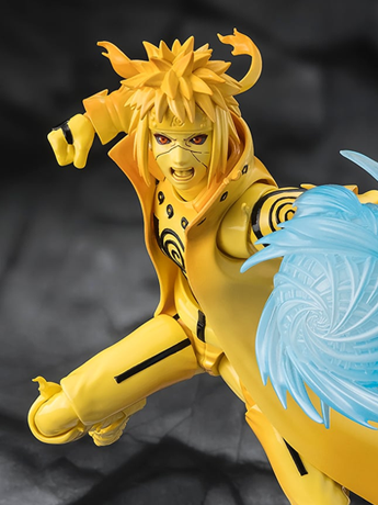 Naruto: Shippuden S.H.Figuarts Minato Namikaze (Kurama Link Mode) (Bond of Light That Shatters Darkness) Action Figure Gallery Image 2