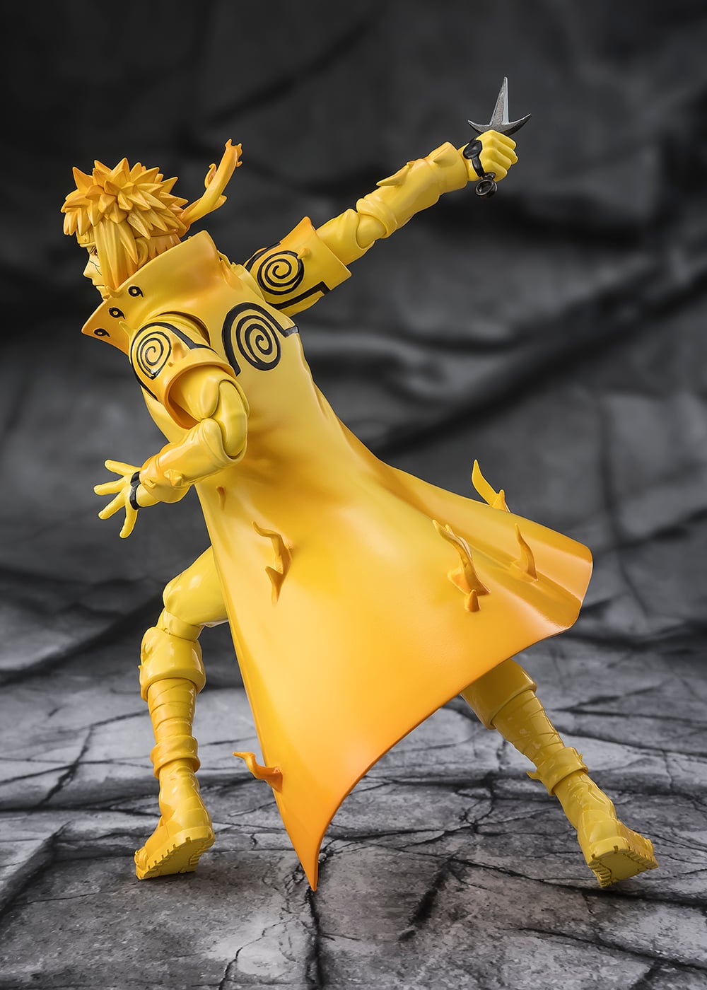 Naruto: Shippuden S.H.Figuarts Minato Namikaze (Kurama Link Mode) (Bond of Light That Shatters Darkness) Action Figure Gallery Image 5