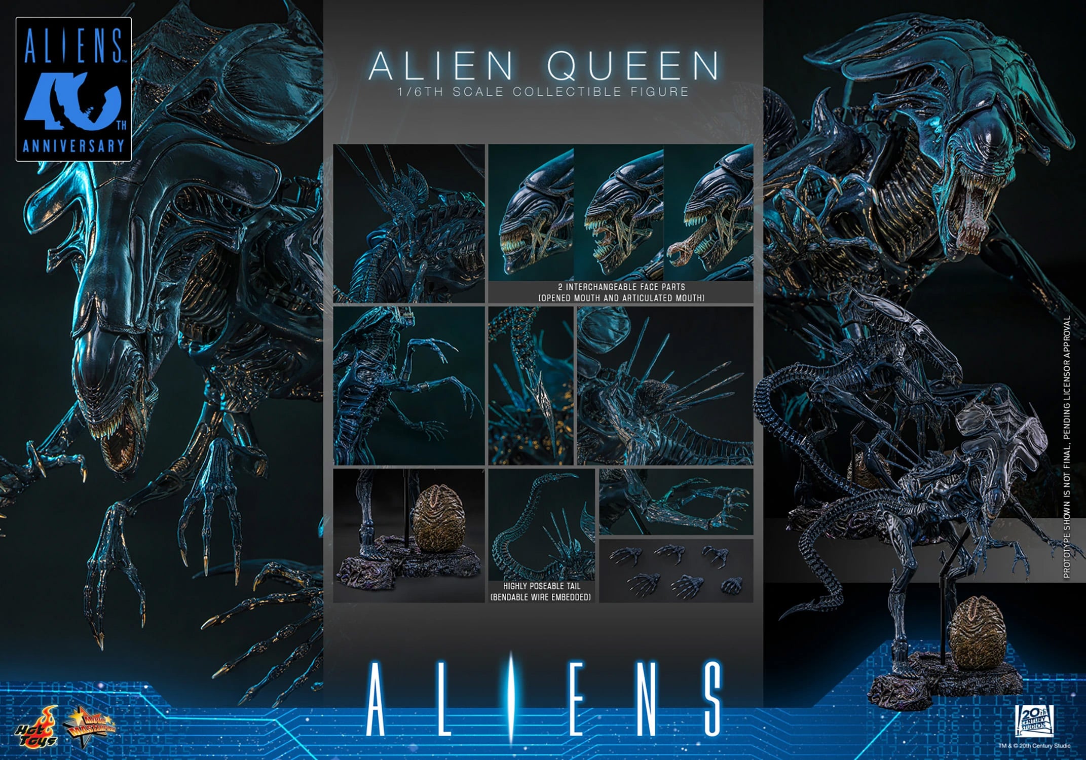 Aliens MMS903 Alien Queen 1/6th Scale Collectible Figure Gallery Image 23