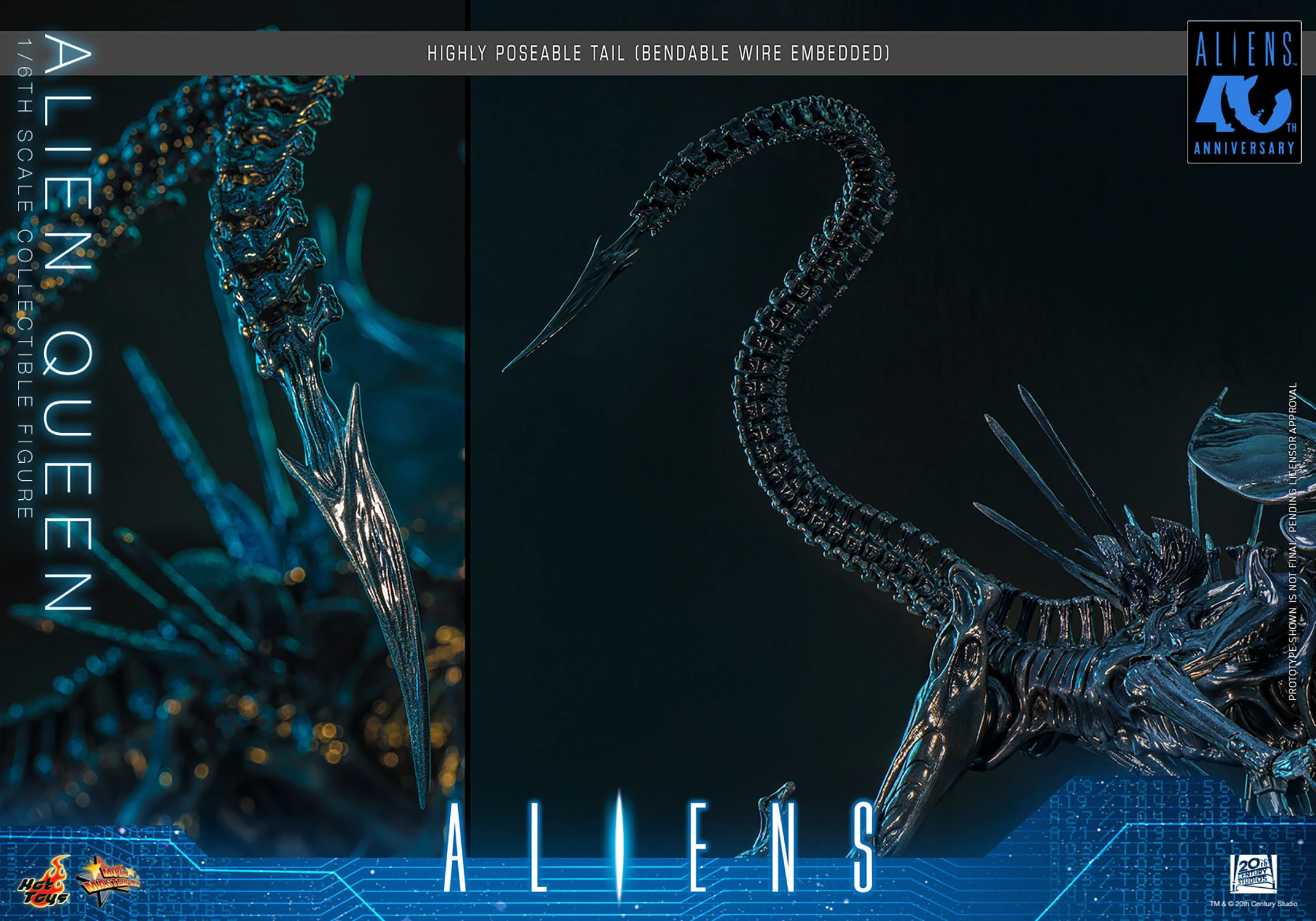 Aliens MMS903 Alien Queen 1/6th Scale Collectible Figure Gallery Image 20