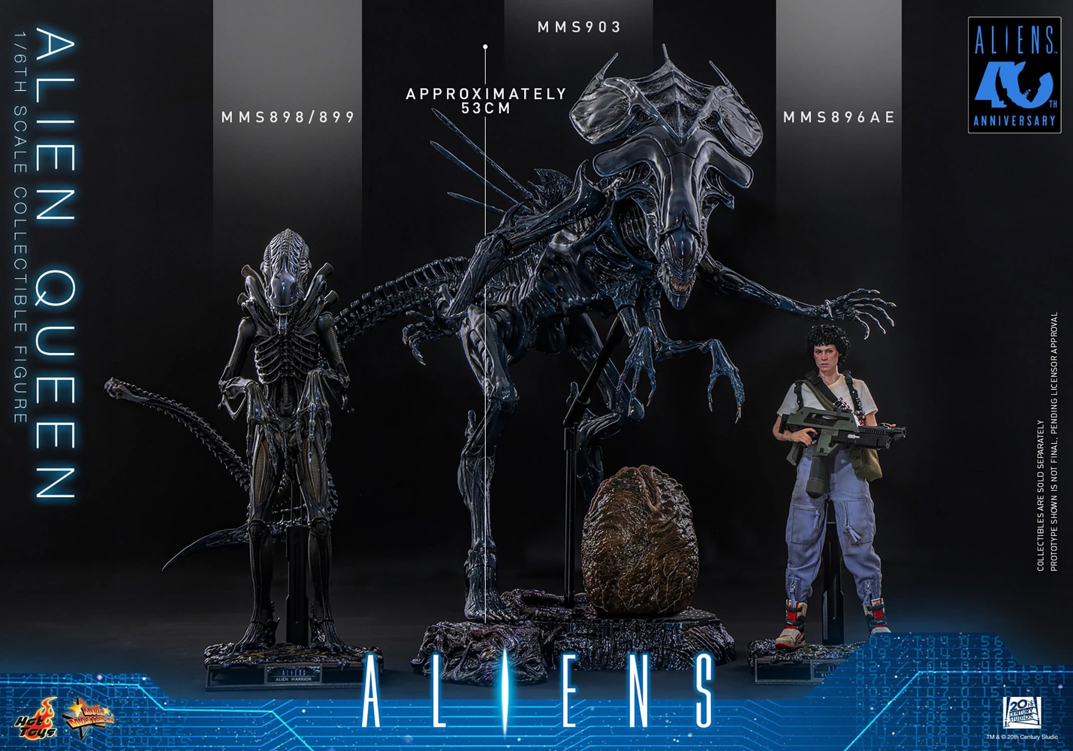 Aliens MMS903 Alien Queen 1/6th Scale Collectible Figure Gallery Image 19