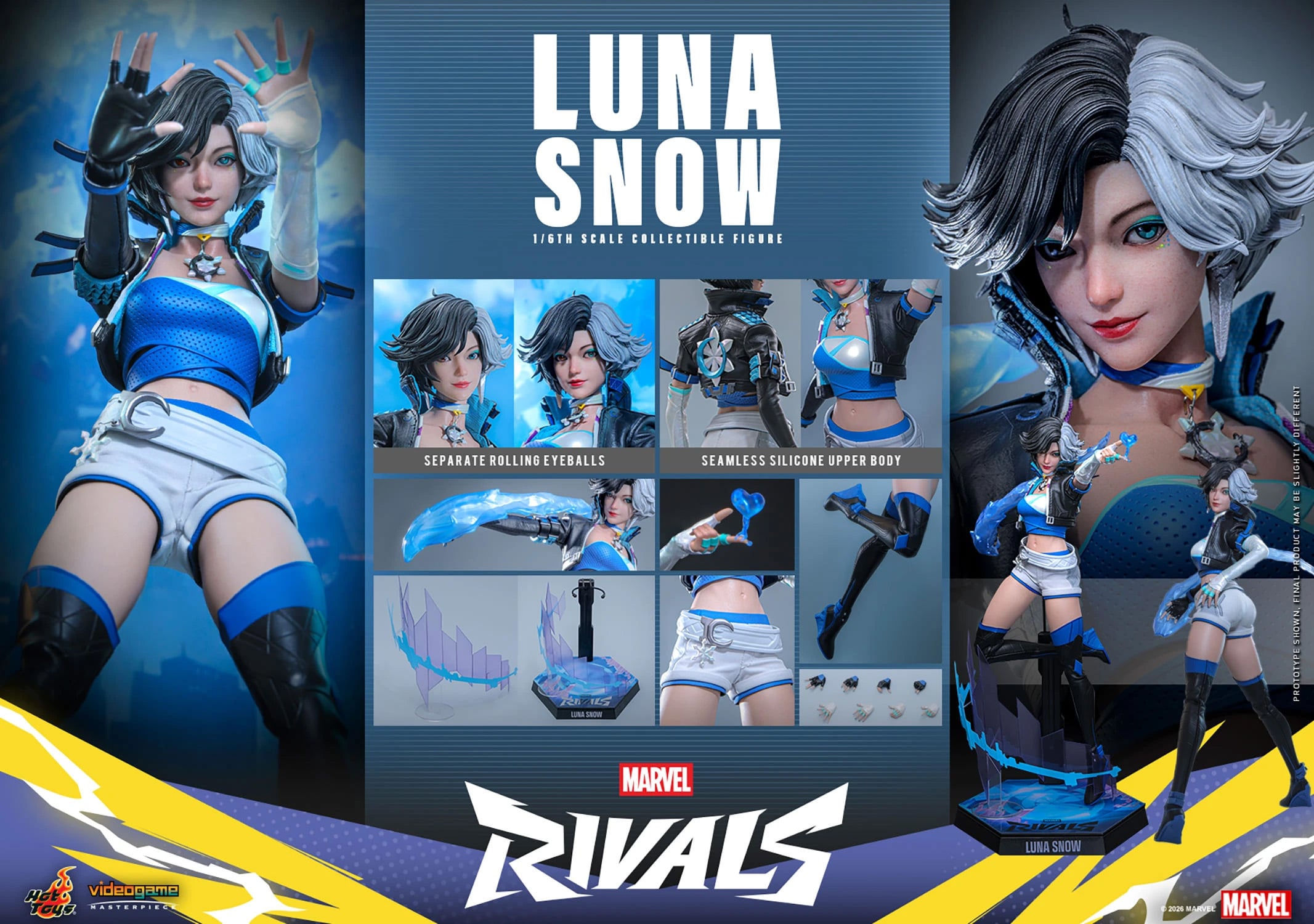 Marvel Rivals VGM88 Luna Snow 1/6th Scale Collectible Figure Gallery Image 26