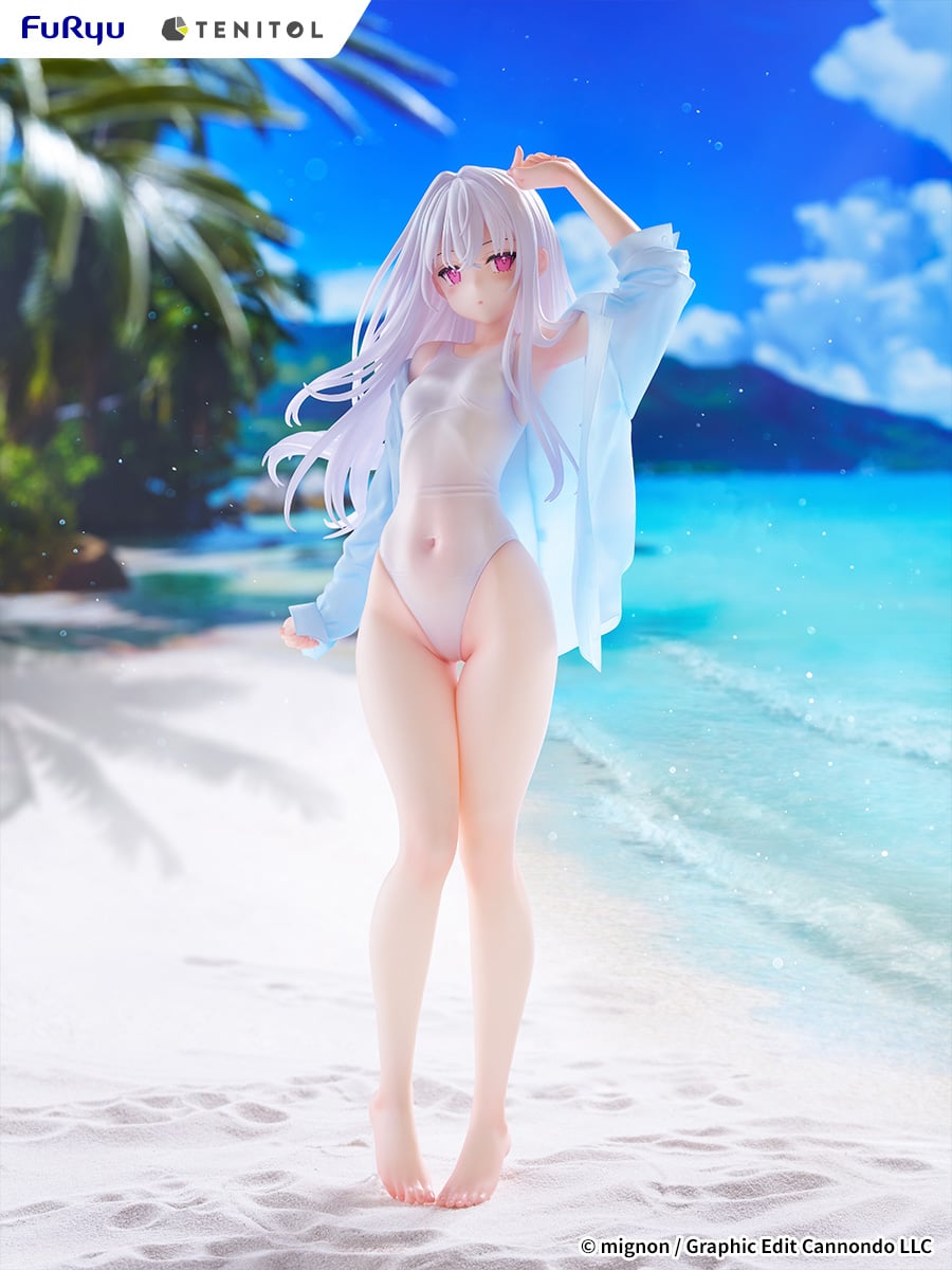 Mignon Works Tenitol Tall Shiro (Swimsuit Ver.) Figure Gallery Image 3
