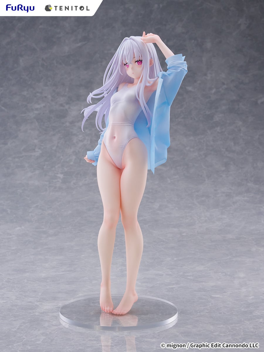 Mignon Works Tenitol Tall Shiro (Swimsuit Ver.) Figure Gallery Image 12