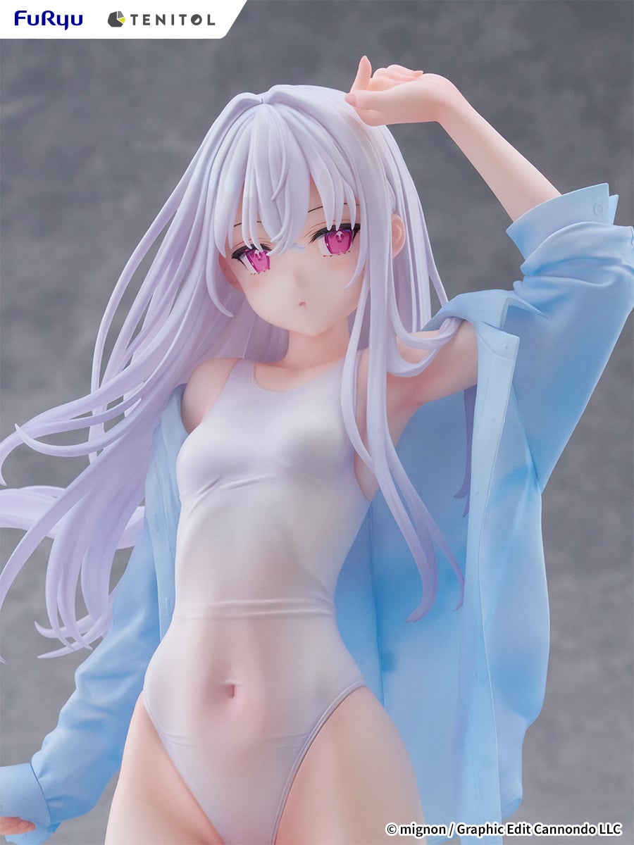 Mignon Works Tenitol Tall Shiro (Swimsuit Ver.) Figure Gallery Image 17