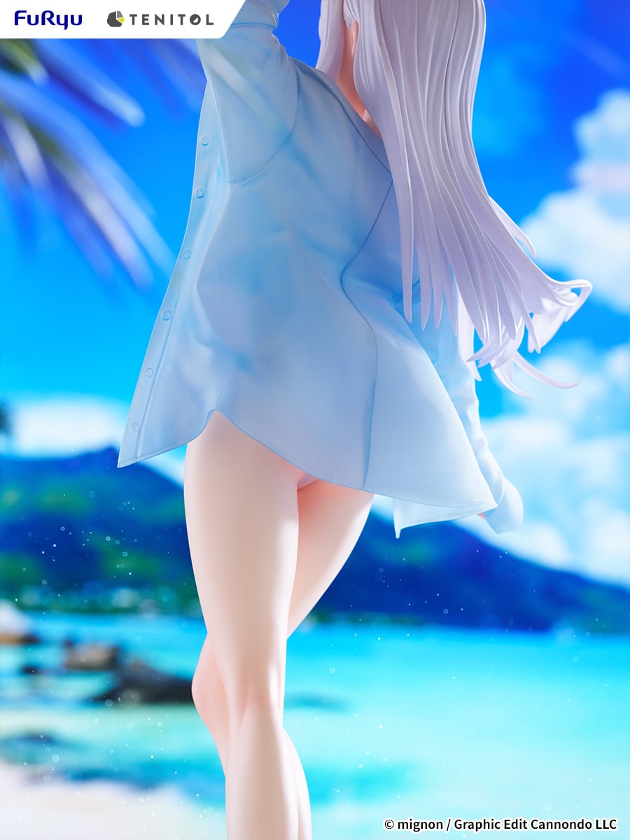 Mignon Works Tenitol Tall Shiro (Swimsuit Ver.) Figure Gallery Image 6