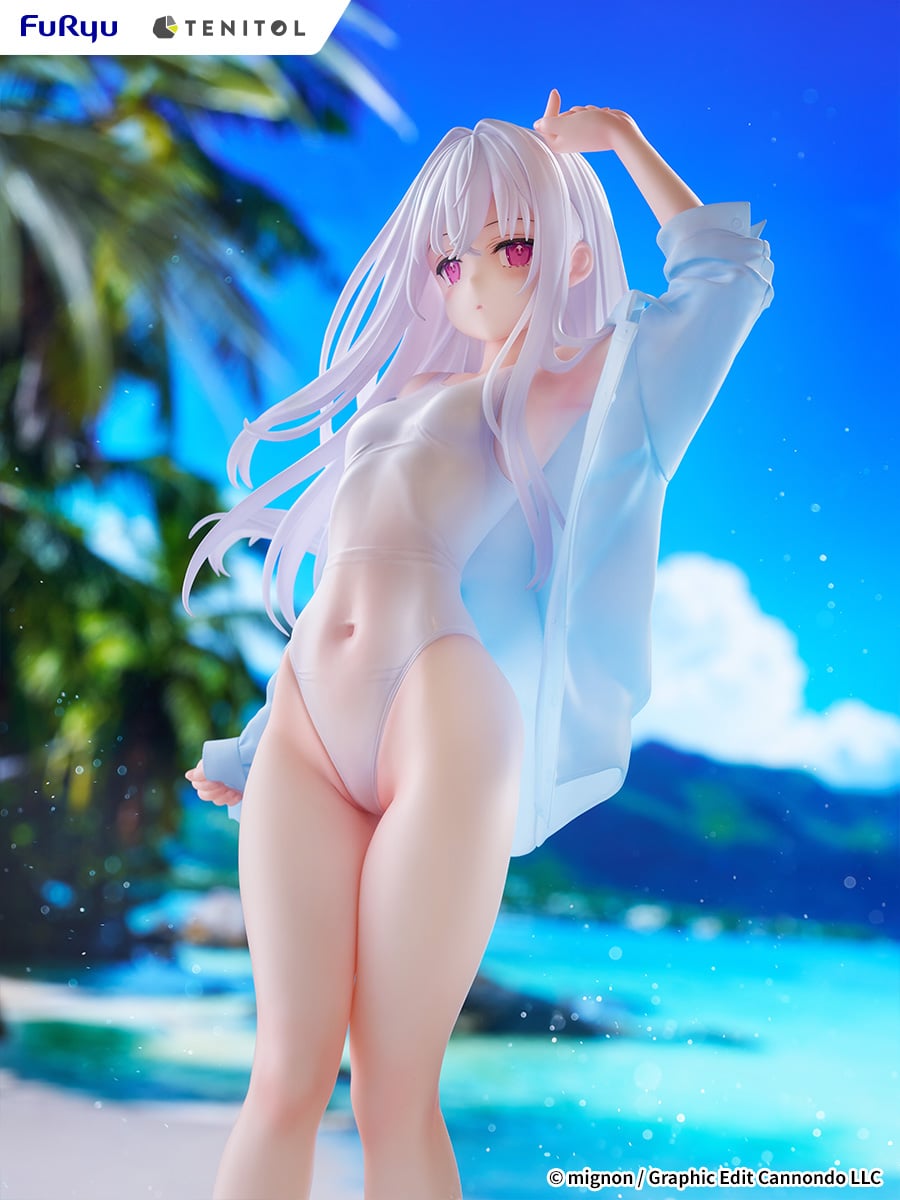 Mignon Works Tenitol Tall Shiro (Swimsuit Ver.) Figure Gallery Image 5