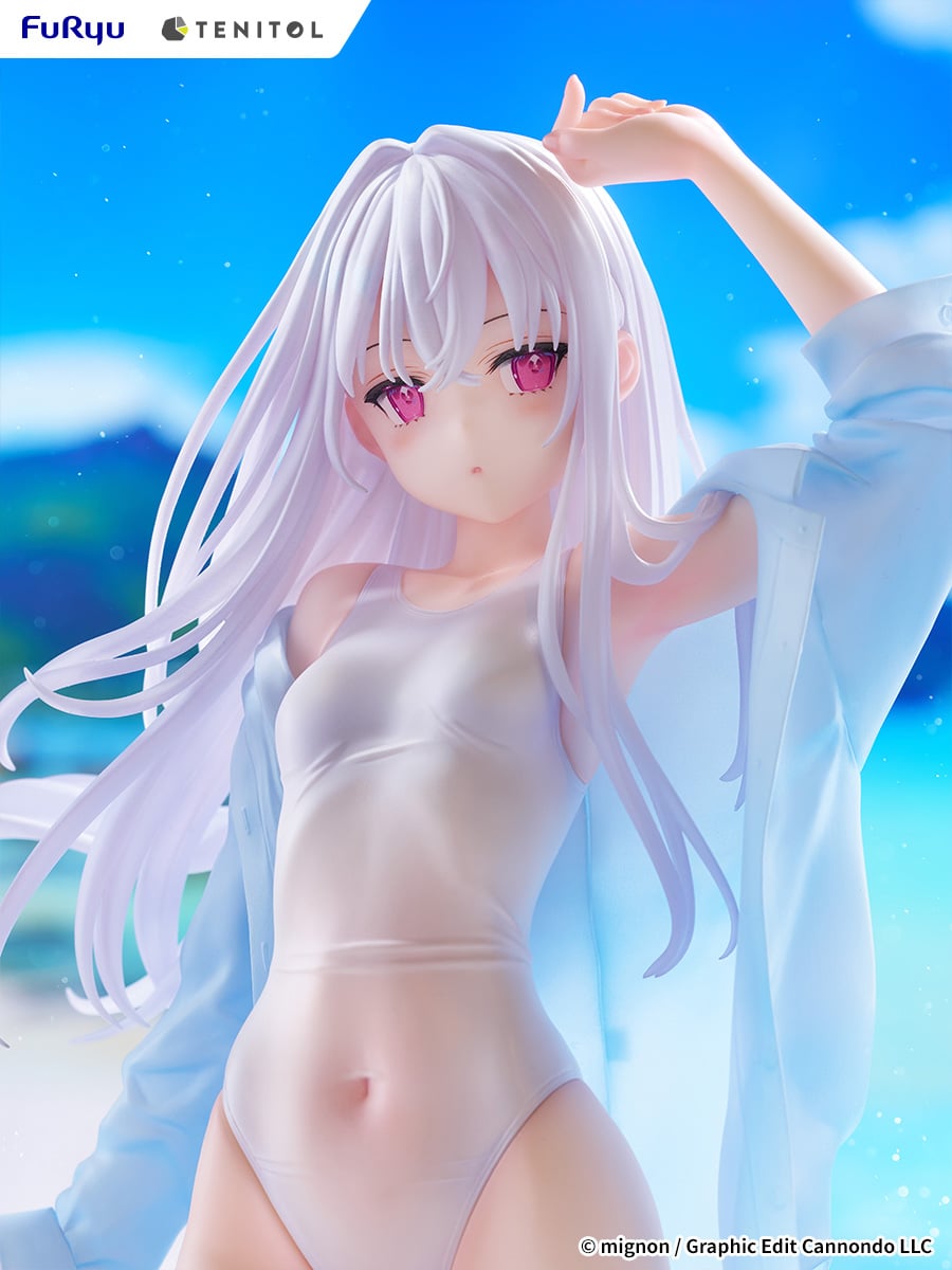 Mignon Works Tenitol Tall Shiro (Swimsuit Ver.) Figure Gallery Image 10