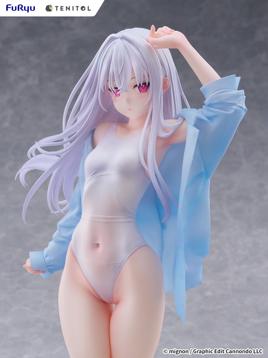 Mignon Works Tenitol Tall Shiro (Swimsuit Ver.) Figure Gallery Image 16