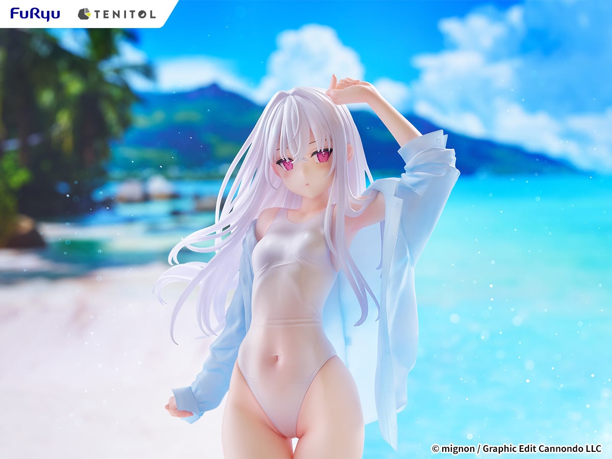 Mignon Works Tenitol Tall Shiro (Swimsuit Ver.) Figure Gallery Image 8