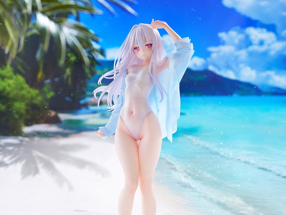 Mignon Works Tenitol Tall Shiro (Swimsuit Ver.) Figure Gallery Image 1