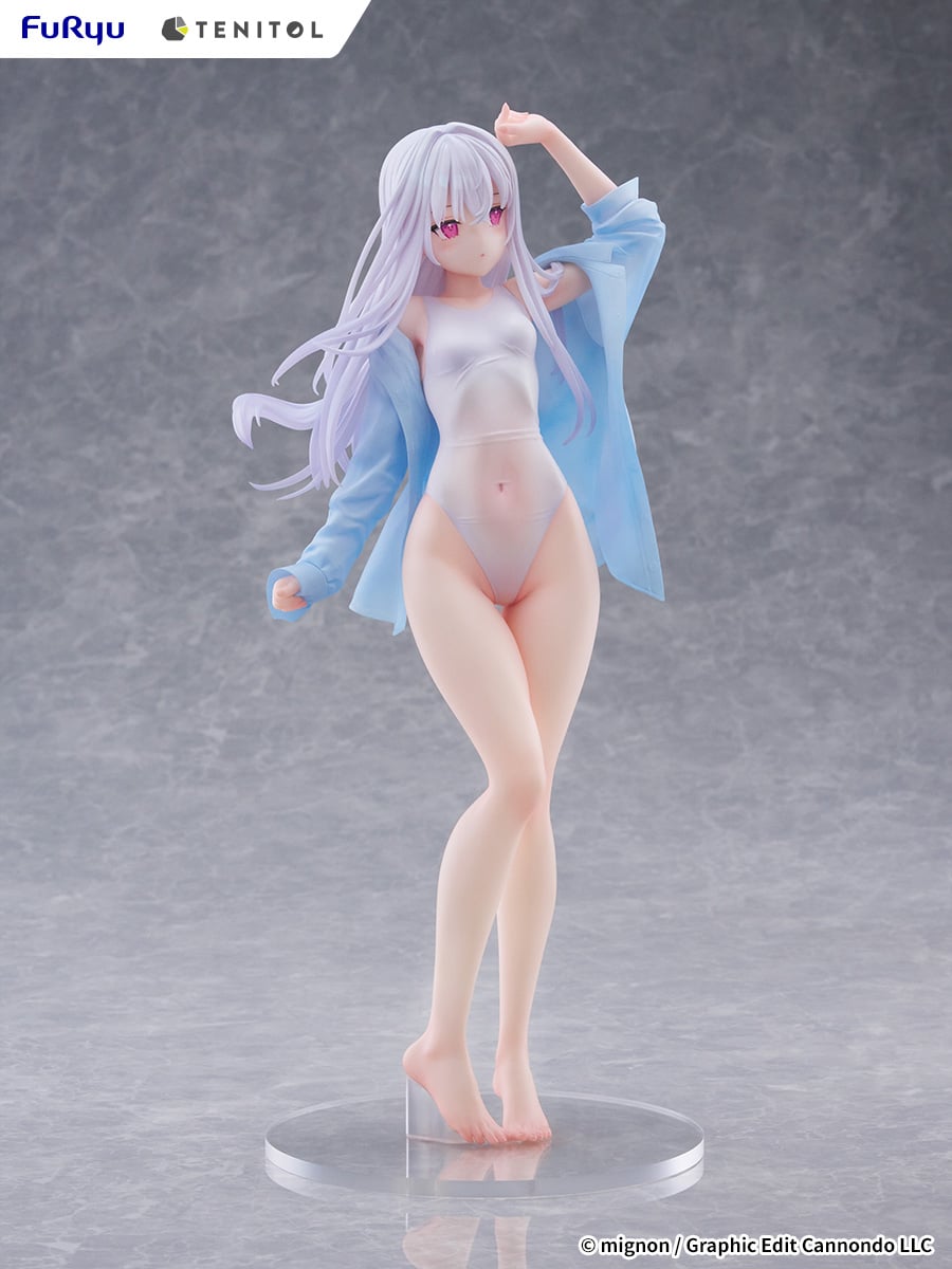 Mignon Works Tenitol Tall Shiro (Swimsuit Ver.) Figure Gallery Image 14