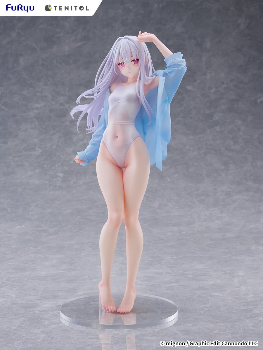 Mignon Works Tenitol Tall Shiro (Swimsuit Ver.) Figure Gallery Image 11