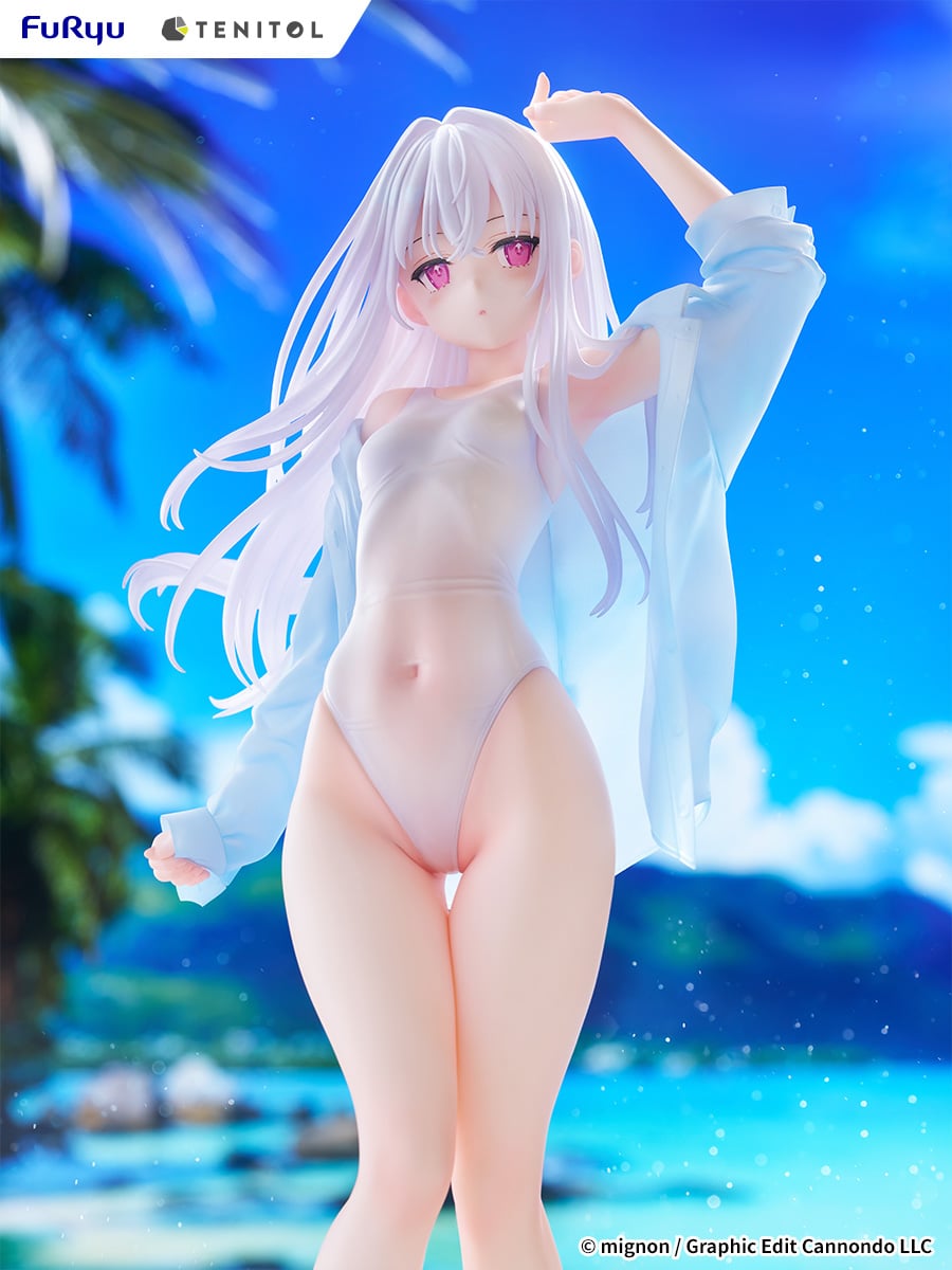Mignon Works Tenitol Tall Shiro (Swimsuit Ver.) Figure Gallery Image 4