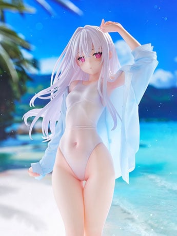 Image of Mignon Works Tenitol Tall Shiro (Swimsuit Ver.) Figure