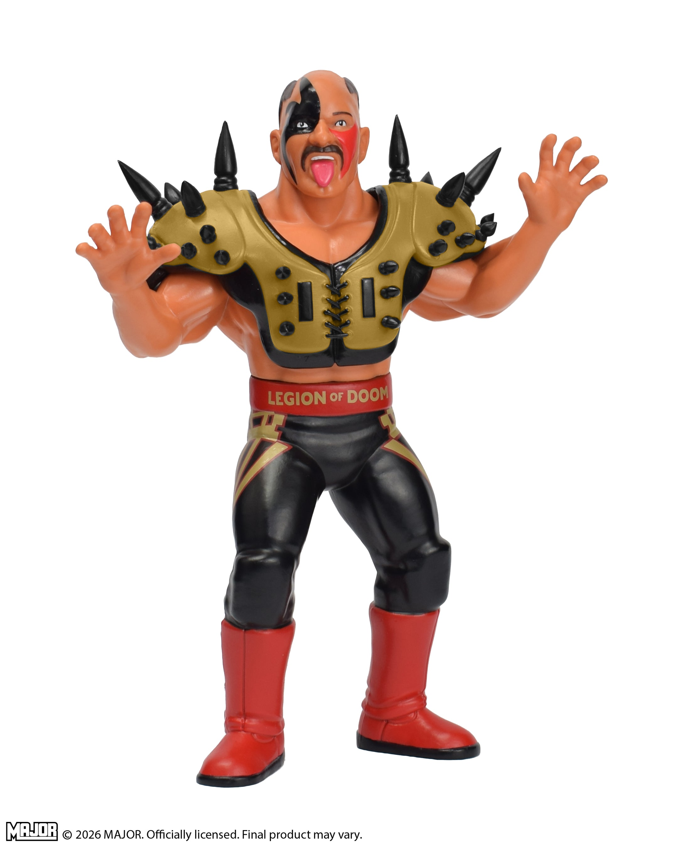 ROAD WARRIOR HAWK フィギュア Big Rubber Guys Road Warrior Hawk (Gold) Figure