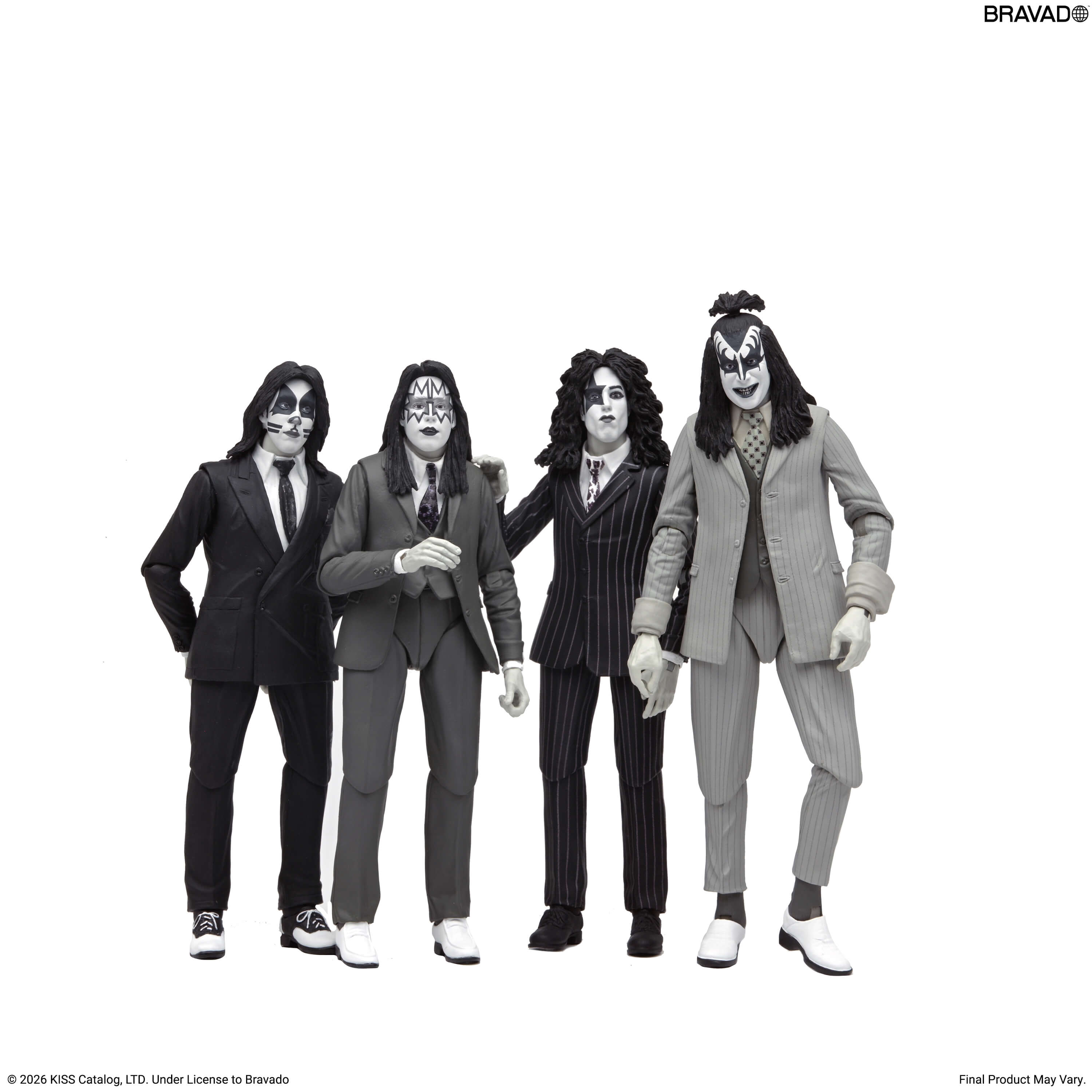 KISS Dressed to Kill Action Figure Four-Pack Gallery Image 8