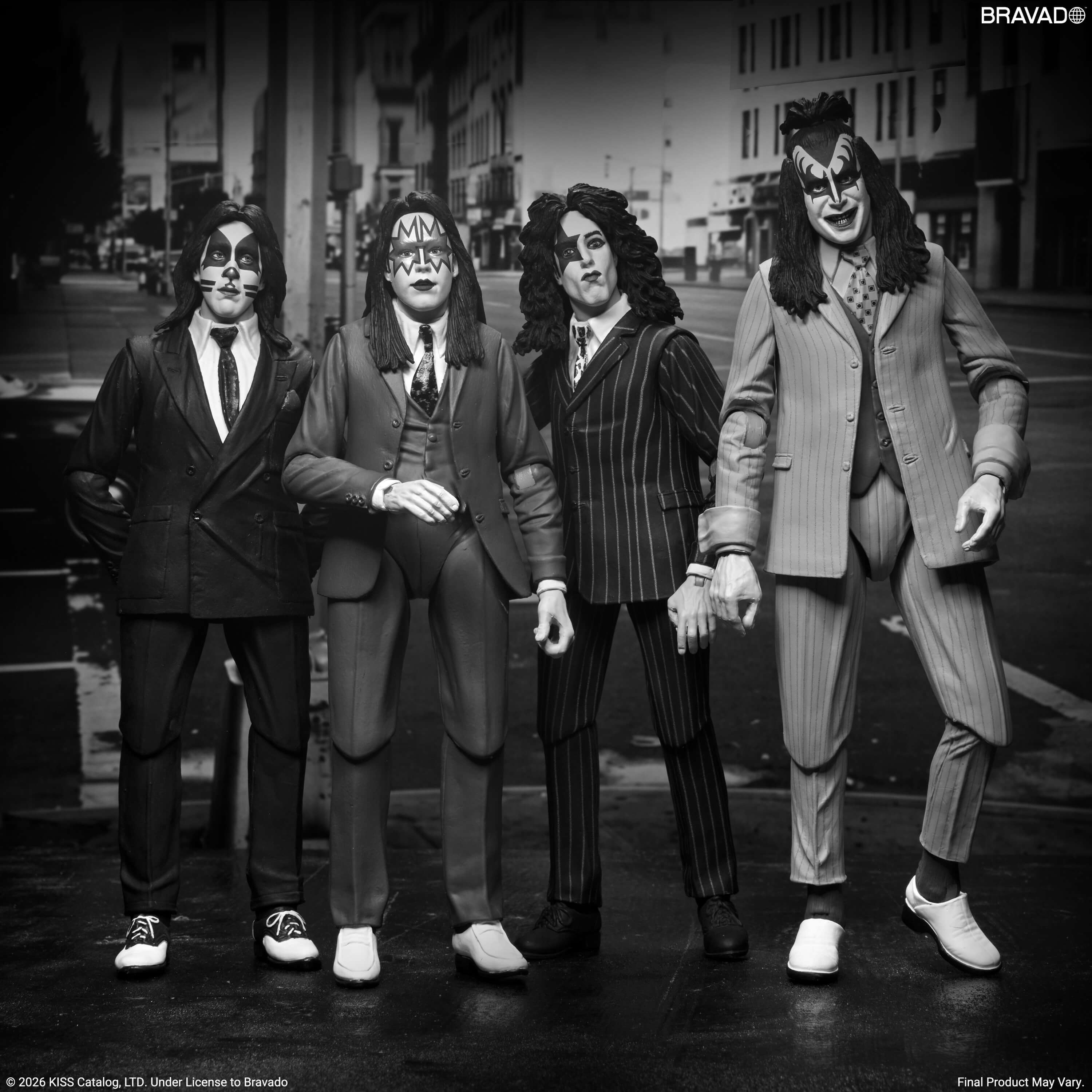 KISS Dressed to Kill Action Figure Four-Pack Gallery Image 7