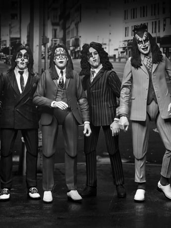 KISS Dressed to Kill Action Figure Four-Pack Gallery Image 2