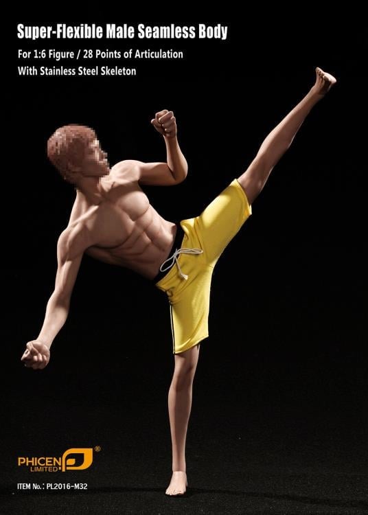 Super-Flexible Male Seamless 1/6 Scale Asian Body (M32) Gallery Image 4
