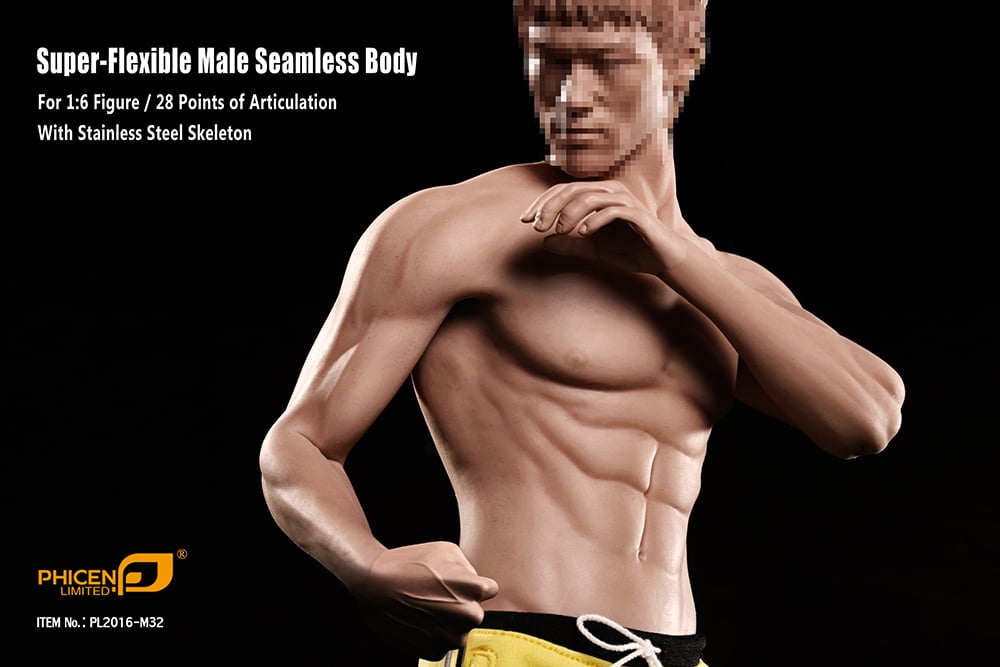 Super-Flexible Male Seamless 1/6 Scale Asian Body (M32) Gallery Image 10