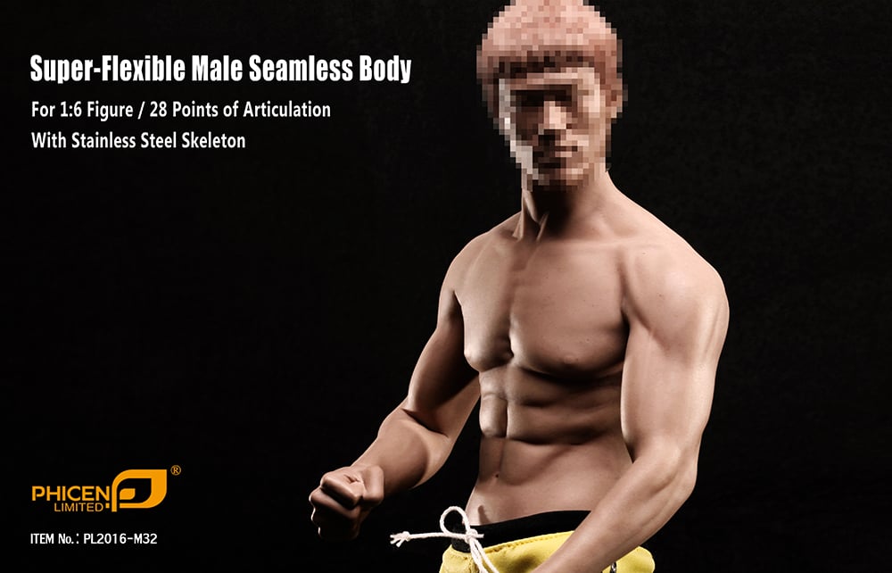 Super-Flexible Male Seamless 1/6 Scale Asian Body (M32) Gallery Image 6