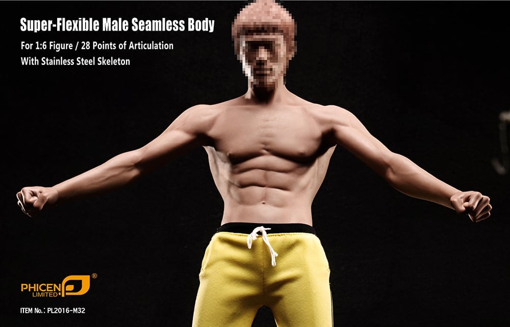Super-Flexible Male Seamless 1/6 Scale Asian Body (M32) Gallery Image 9