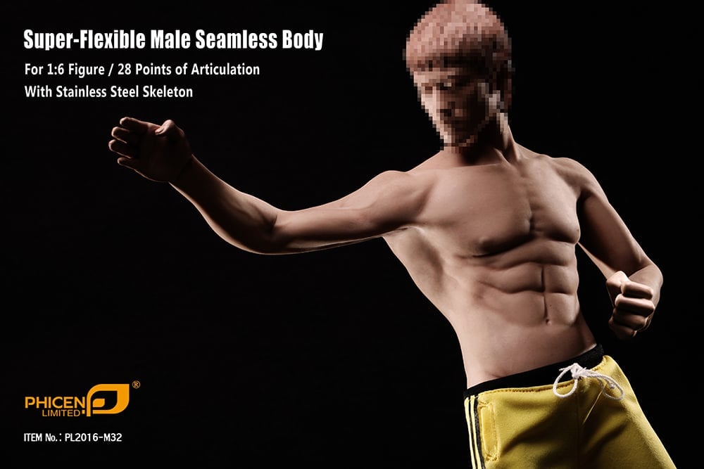Super-Flexible Male Seamless 1/6 Scale Asian Body (M32) Gallery Image 7