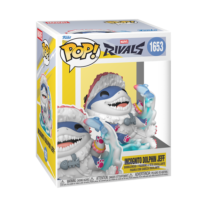 Marvel Rivals Pop! Premium #1653 Incognito Dolphin Jeff Gallery Image 3