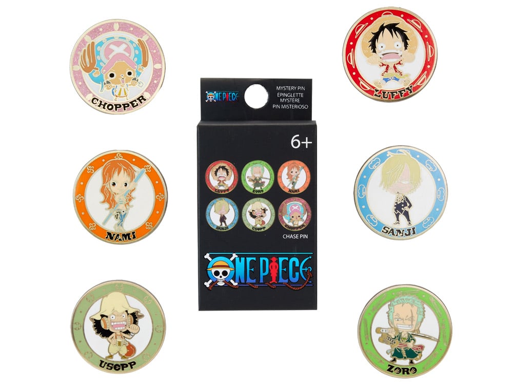 One Piece 25th Anniversary Chibi Random Enamel Pin Gallery Image 1