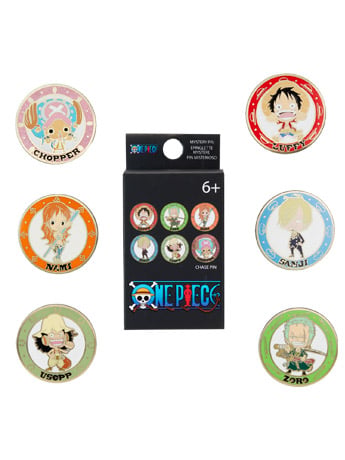 One Piece 25th Anniversary Chibi Random Enamel Pin Gallery Image 2