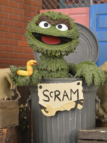 Image of Sesame Street Ultimate Oscar the Grouch Action Figure