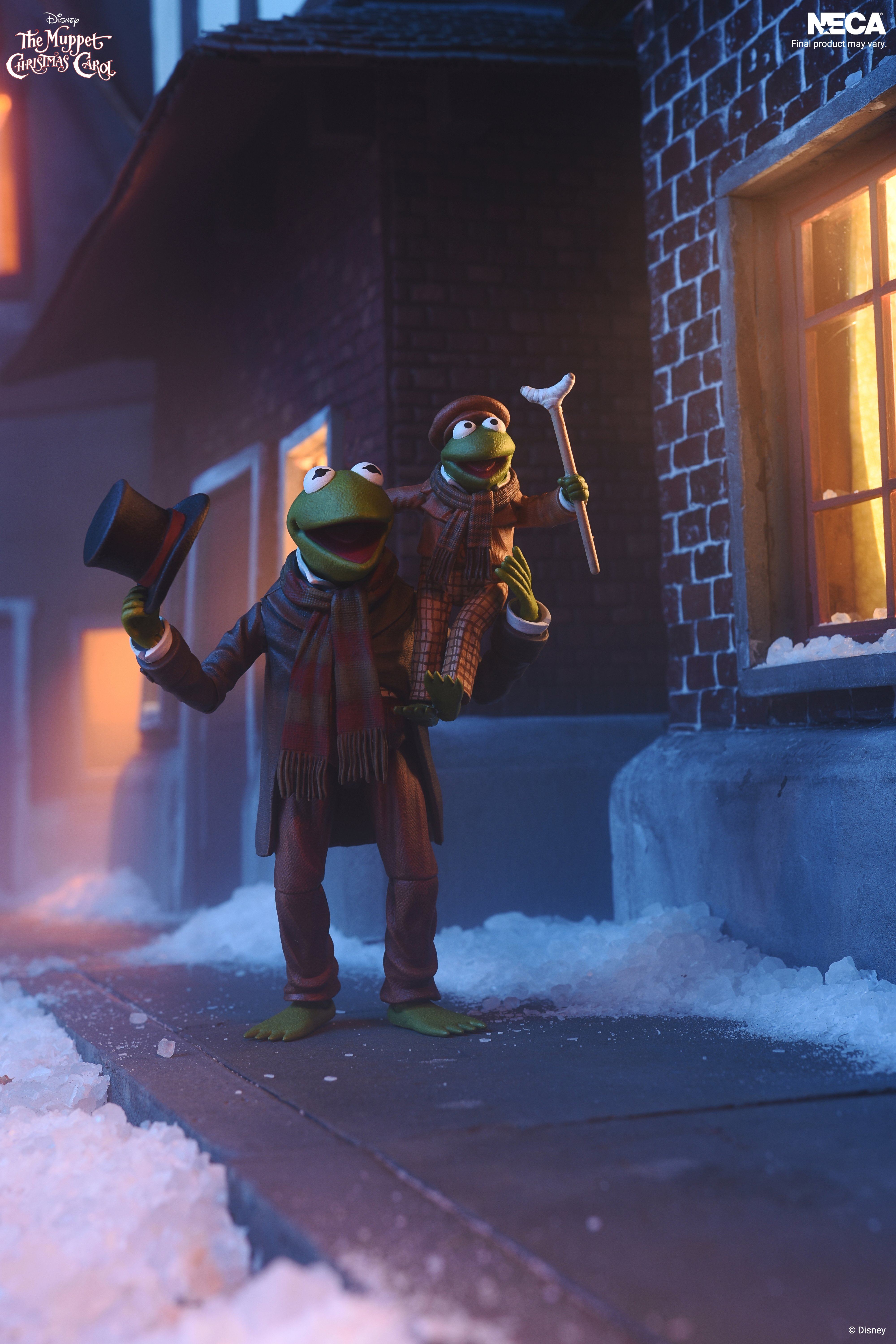 The Muppet Christmas Carol Ultimate Kermit as Bob Cratchit and Robin as Tiny Tim Action Figure Two-Pack Gallery Image 4