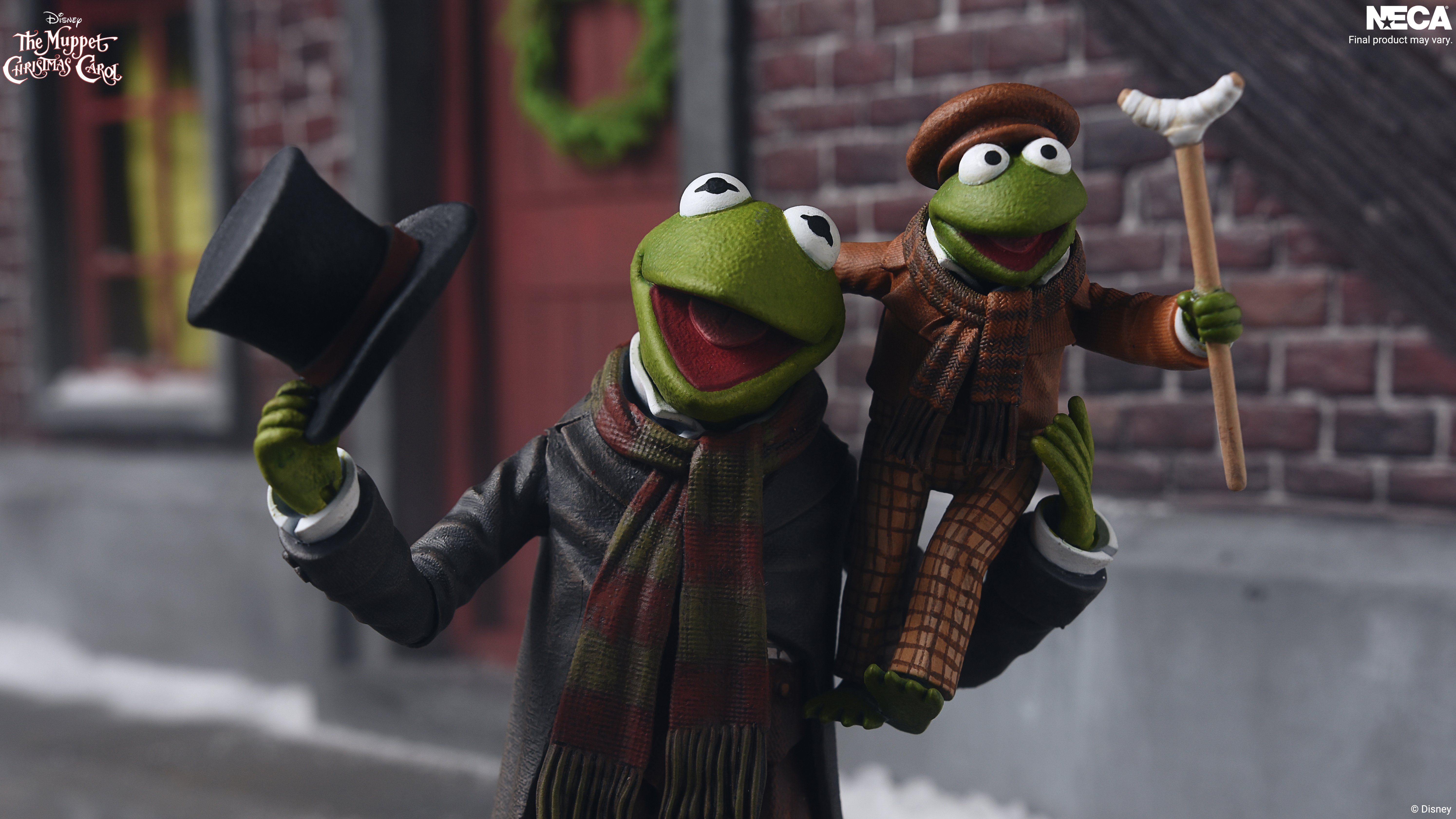 The Muppet Christmas Carol Ultimate Kermit as Bob Cratchit and Robin as Tiny Tim Action Figure Two-Pack Gallery Image 5