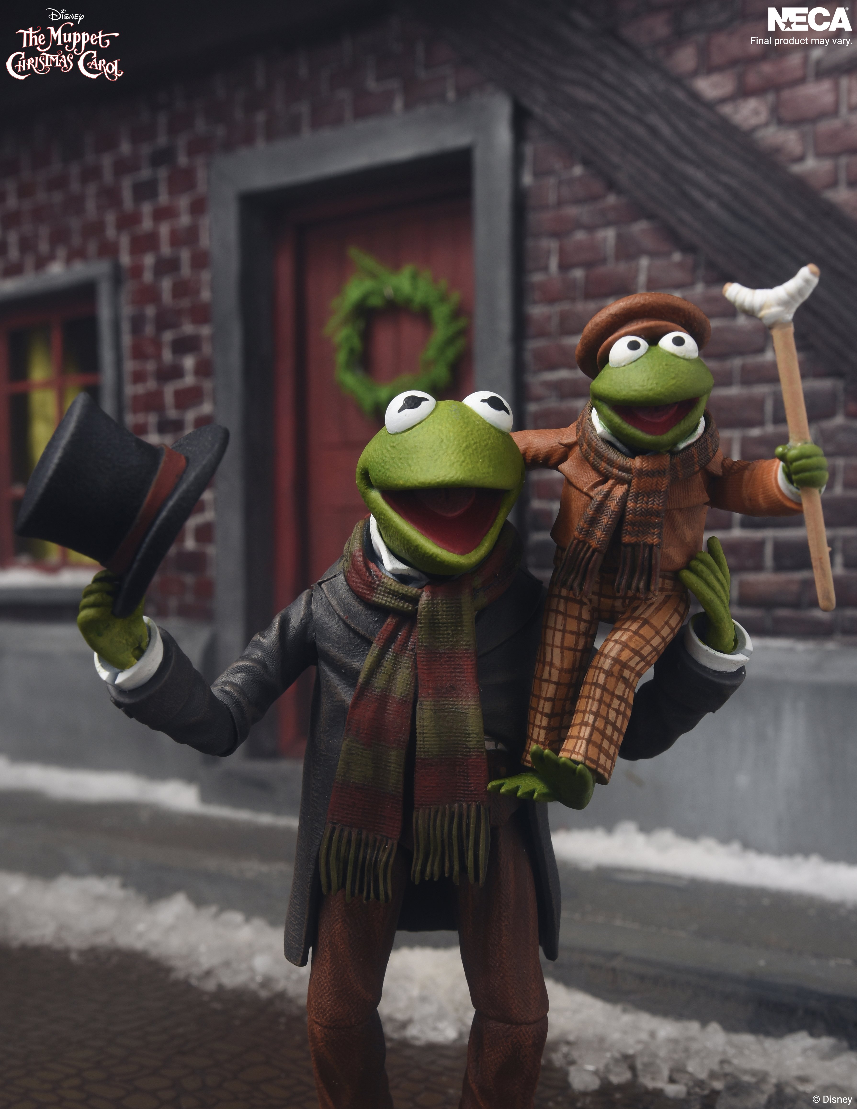 The Muppet Christmas Carol Ultimate Kermit as Bob Cratchit and Robin as Tiny Tim Action Figure Two-Pack Gallery Image 3