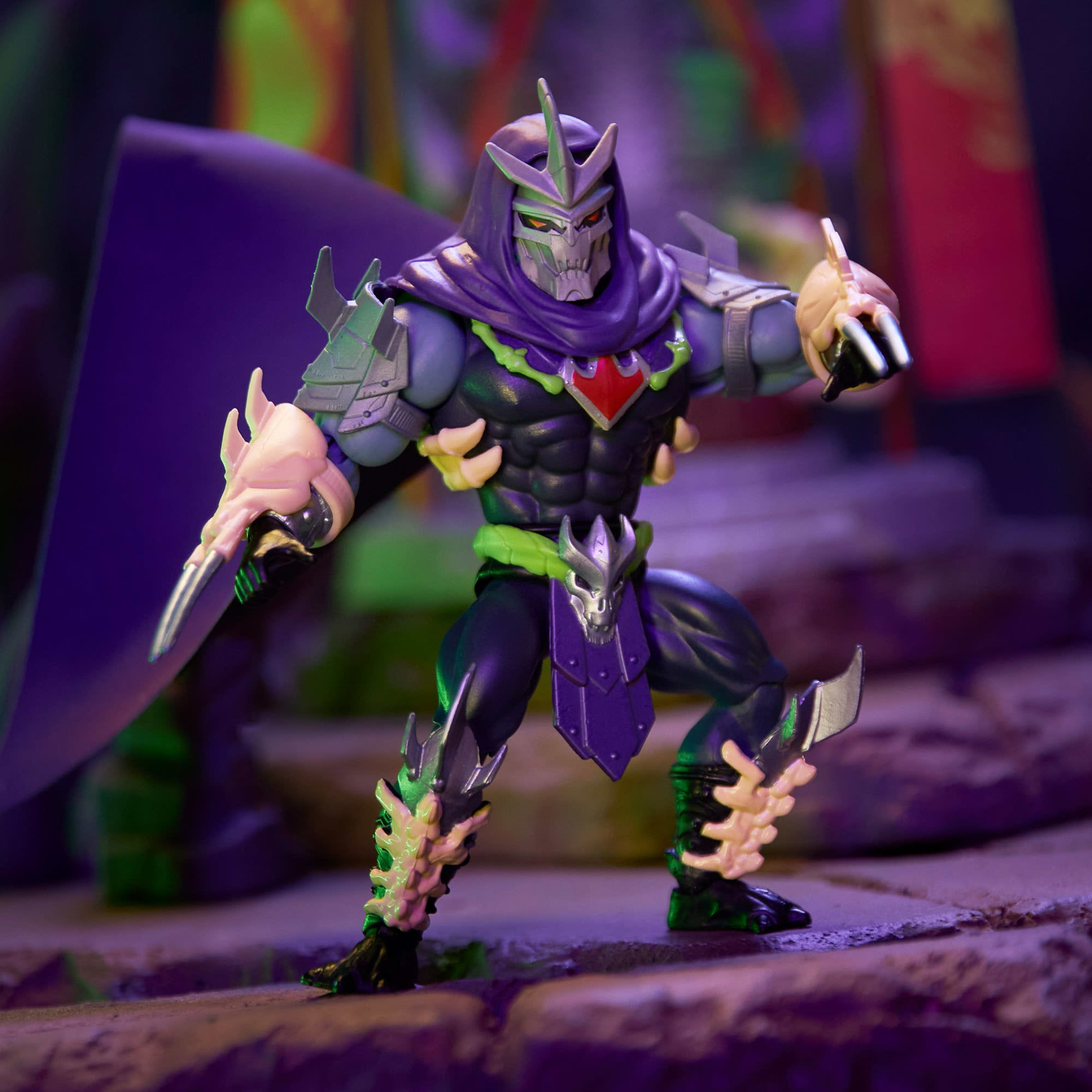 Masters of the Universe Origins: Turtles of Grayskull Skele-Shredder Action Figure Gallery Image 6