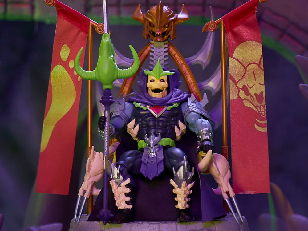 Masters of the Universe Origins: Turtles of Grayskull Skele-Shredder Action Figure Gallery Image 1