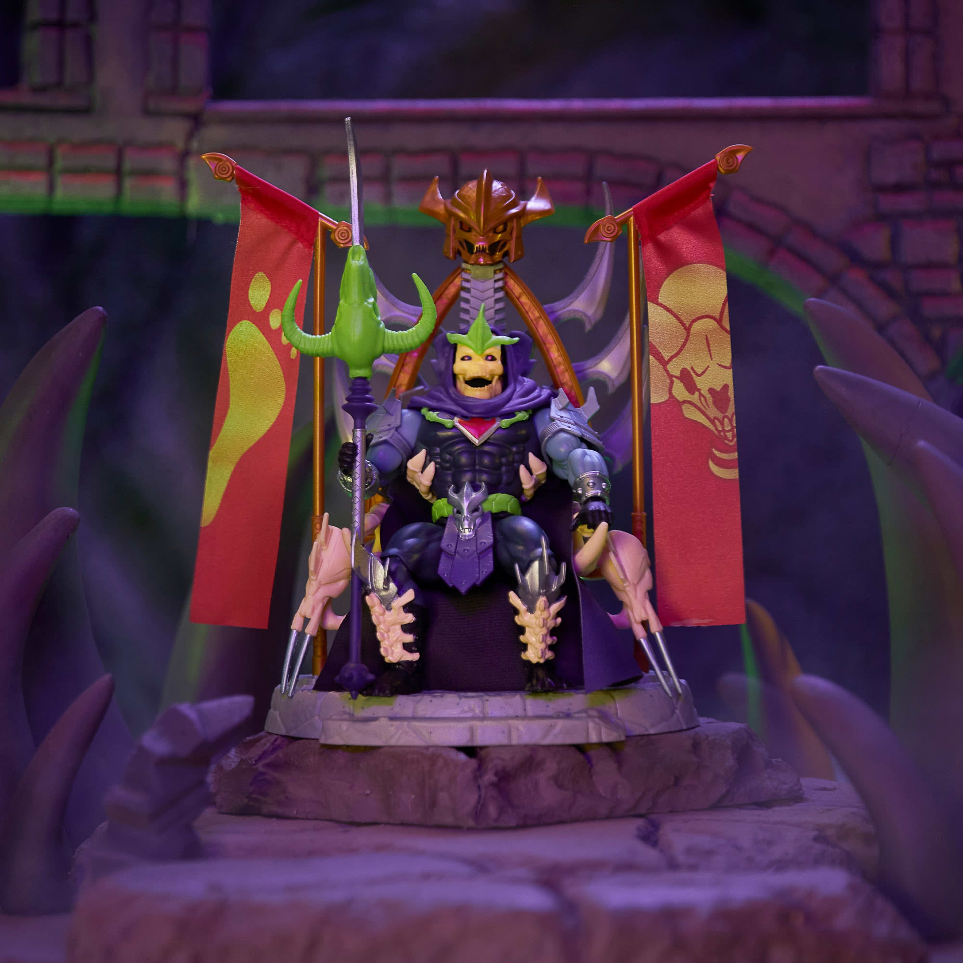 Masters of the Universe Origins: Turtles of Grayskull Skele-Shredder Action Figure Gallery Image 3