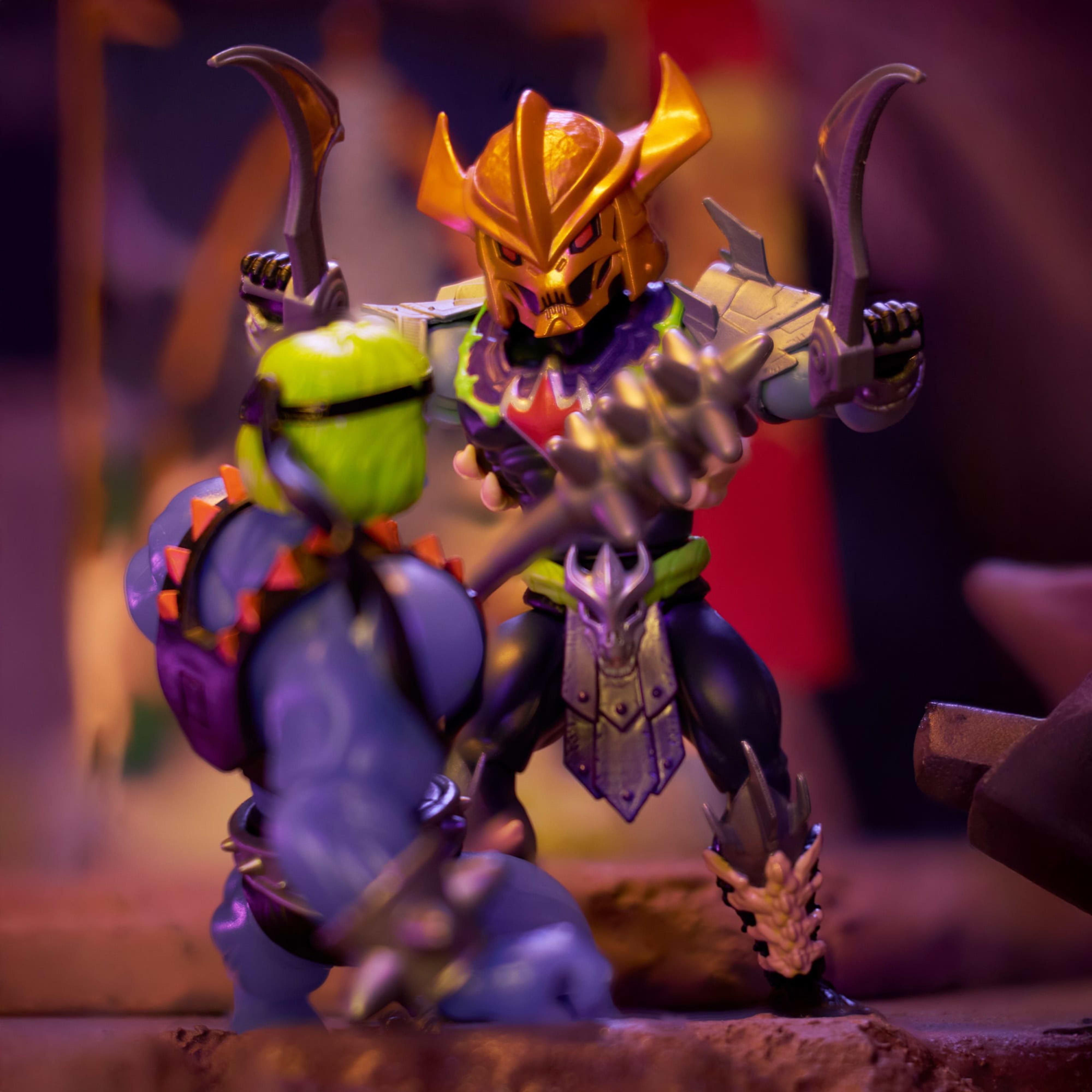 Masters of the Universe Origins: Turtles of Grayskull Skele-Shredder Action Figure Gallery Image 8